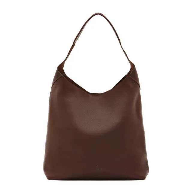 Il Bisonte Le Laudi Schultertasche Kaffee Vollleder