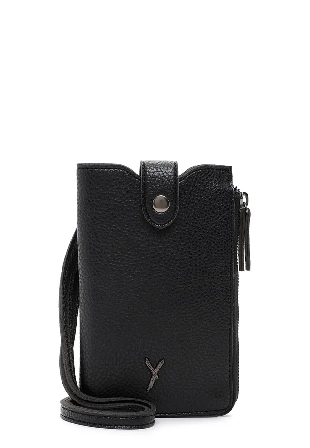 SURI FREY Gitty Smartphonebag Handytasche Schwarz gepolstert