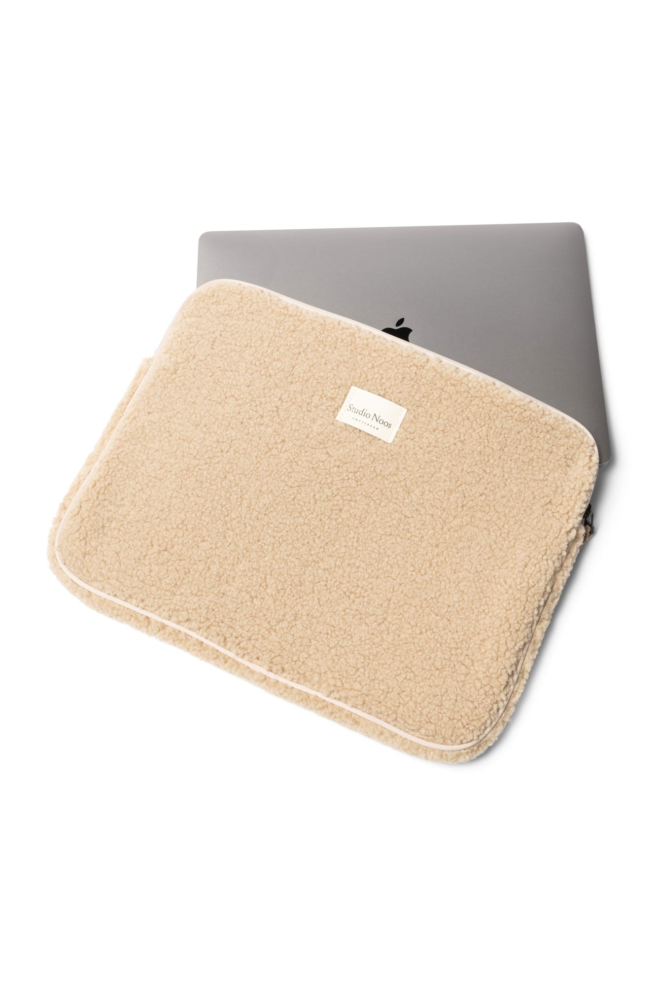 Studio Noos Teddy Laptoptasche 15 Zoll Ecru Hülle