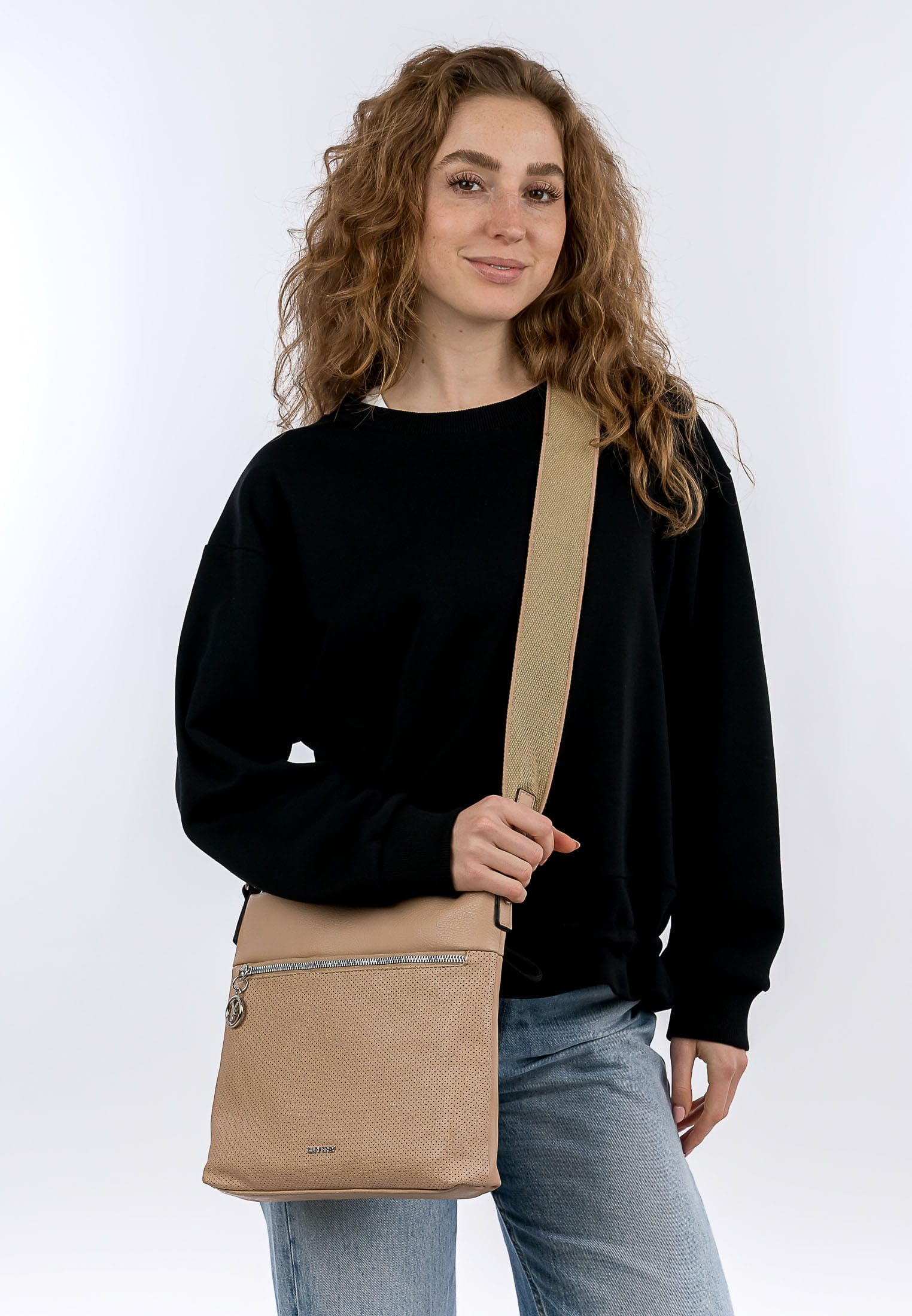 SURI FREY Patsy Crossover Bag Umhängetasche Sand