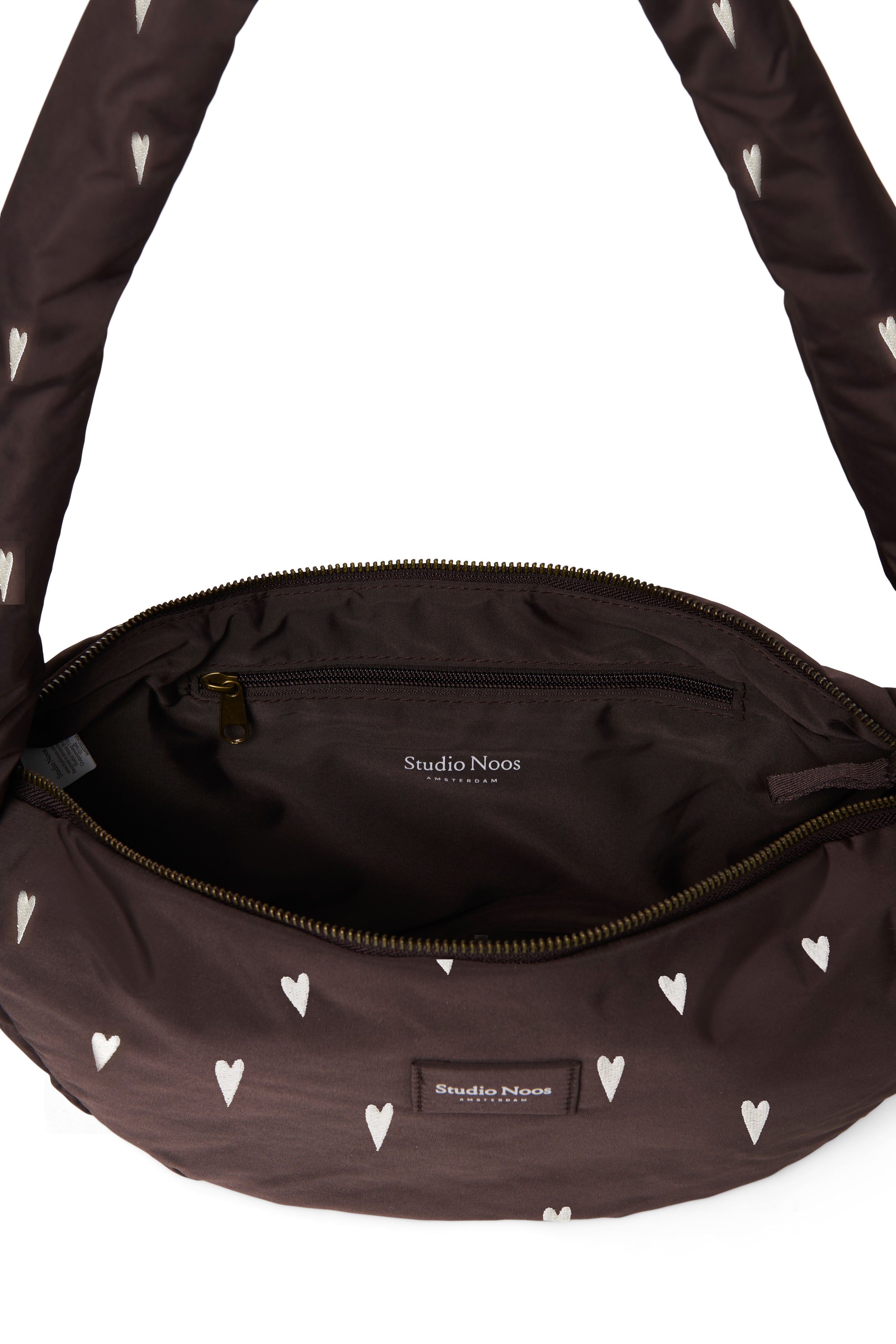 Studio Noos Puffy Mini Cross Body Bag Umhängetasche Braun