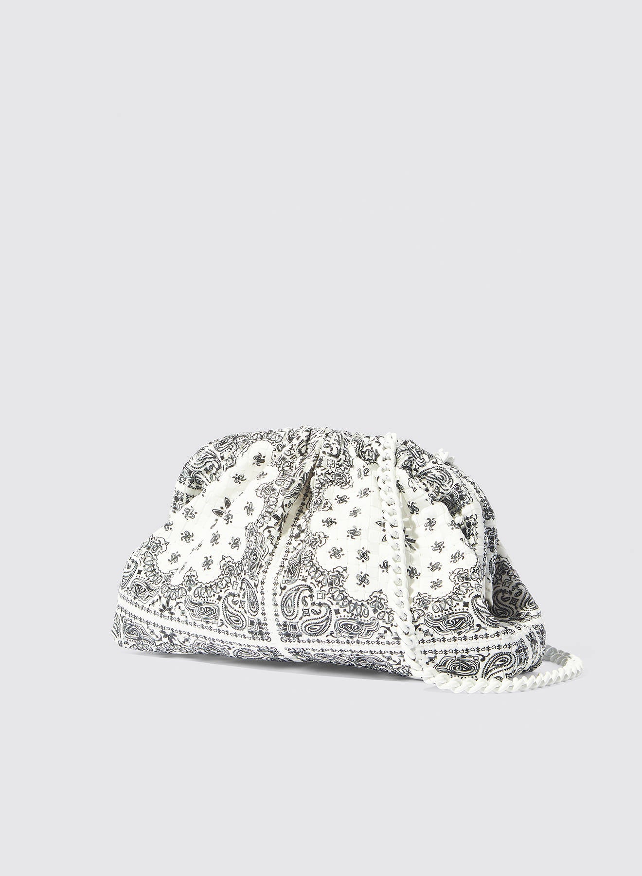 Maria la Rosa Game Bandana Clutch Orange Kette