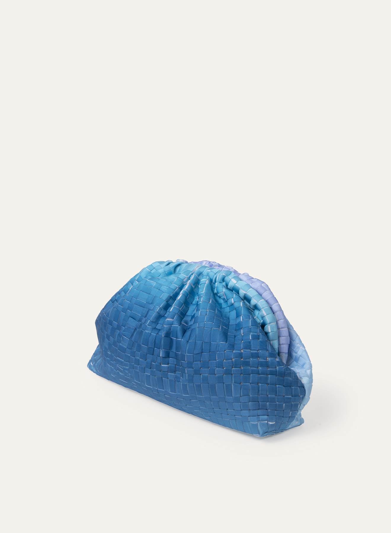 Maria la Rosa Mineral Game Clutch Violett gewebt