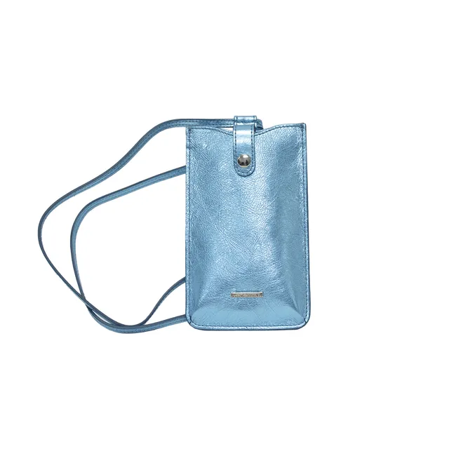 Lamarthe Ambre Handytasche Blau Rindsleder