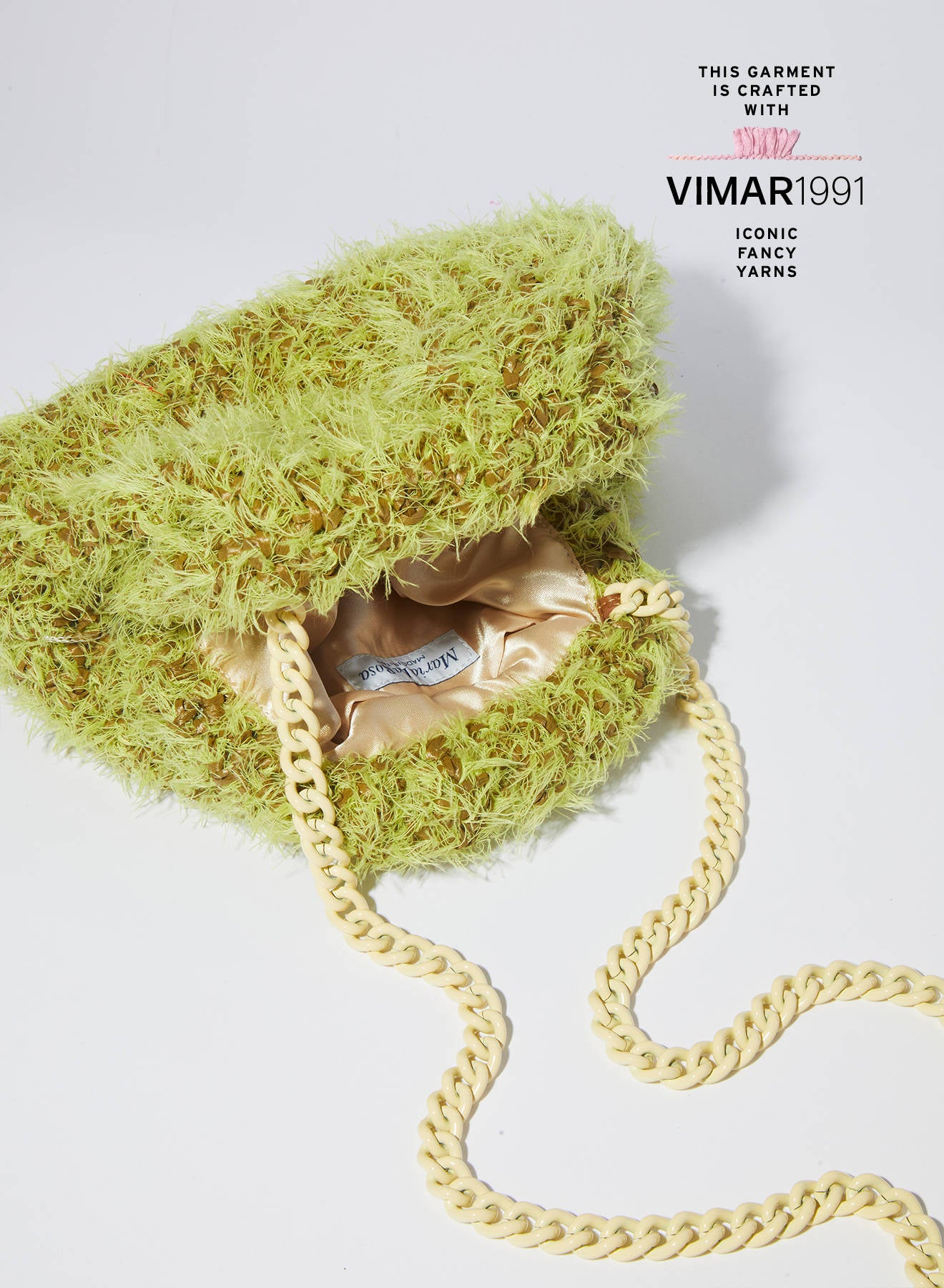 Maria la Rosa Silva WBS26.36 Clutch limette Strick
