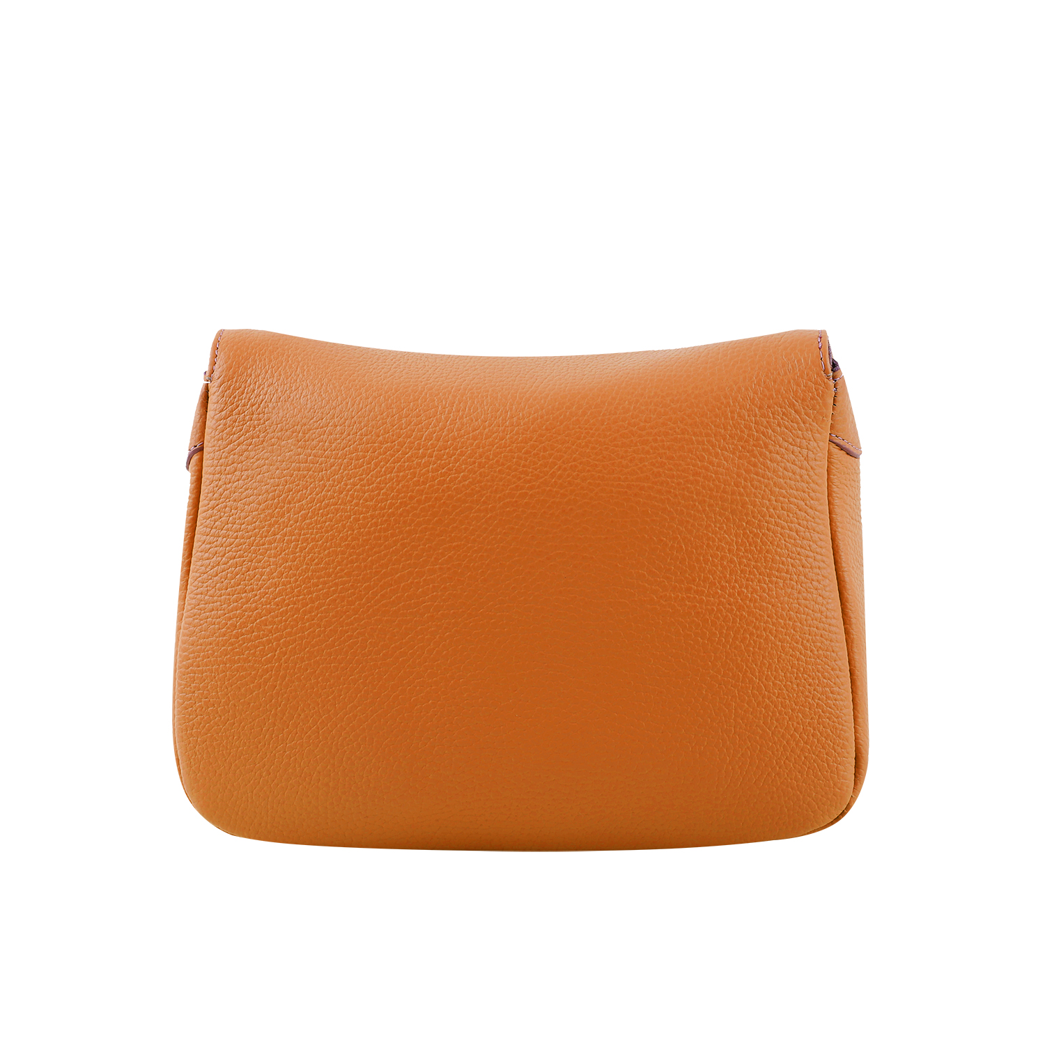 Lamarthe Paris Umhängetasche Orange Vollleder