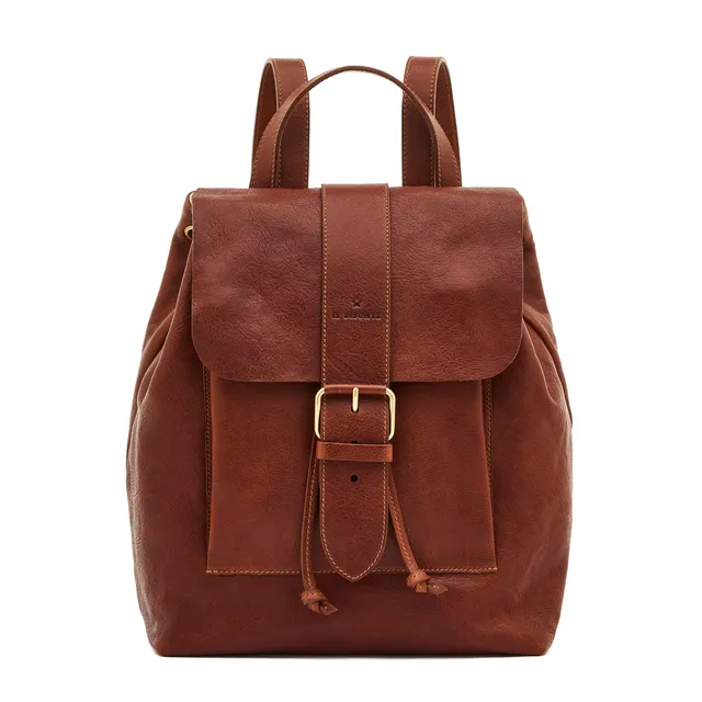 Il Bisonte 1990 Rucksack Leder seppia Damen