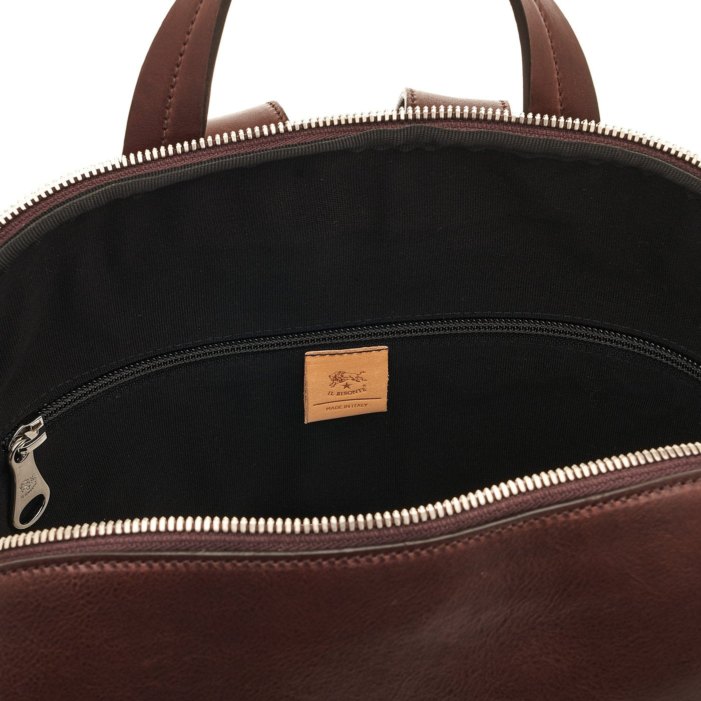 Il Bisonte Duccio Rucksack Kaffee Vollleder