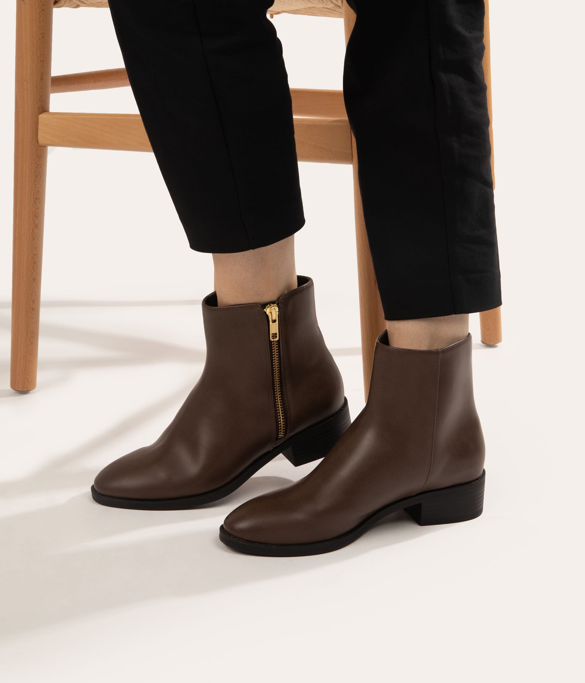 Matt & Nat Liman Stiefelette Schwarz vegan Gr. 38