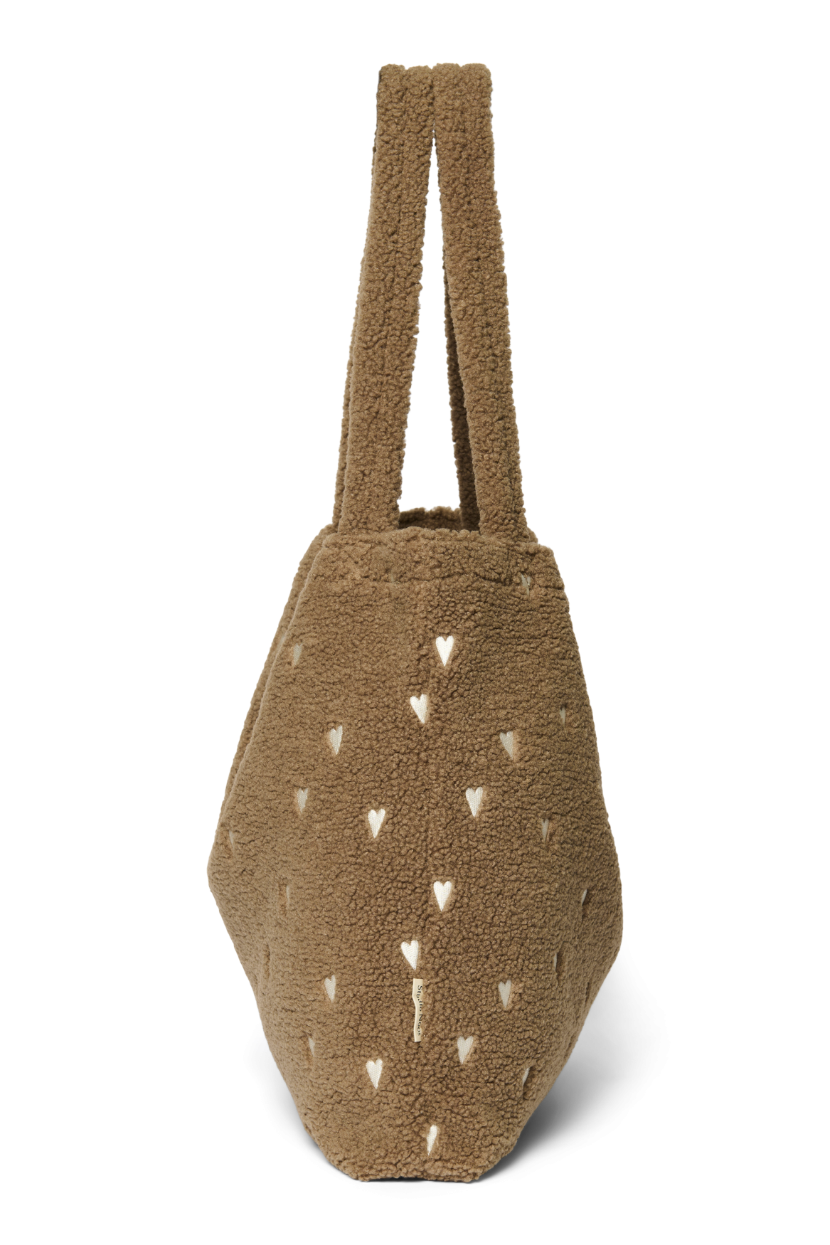Studio Noos Teddy Mom Bag Wickeltasche Brown Hearts