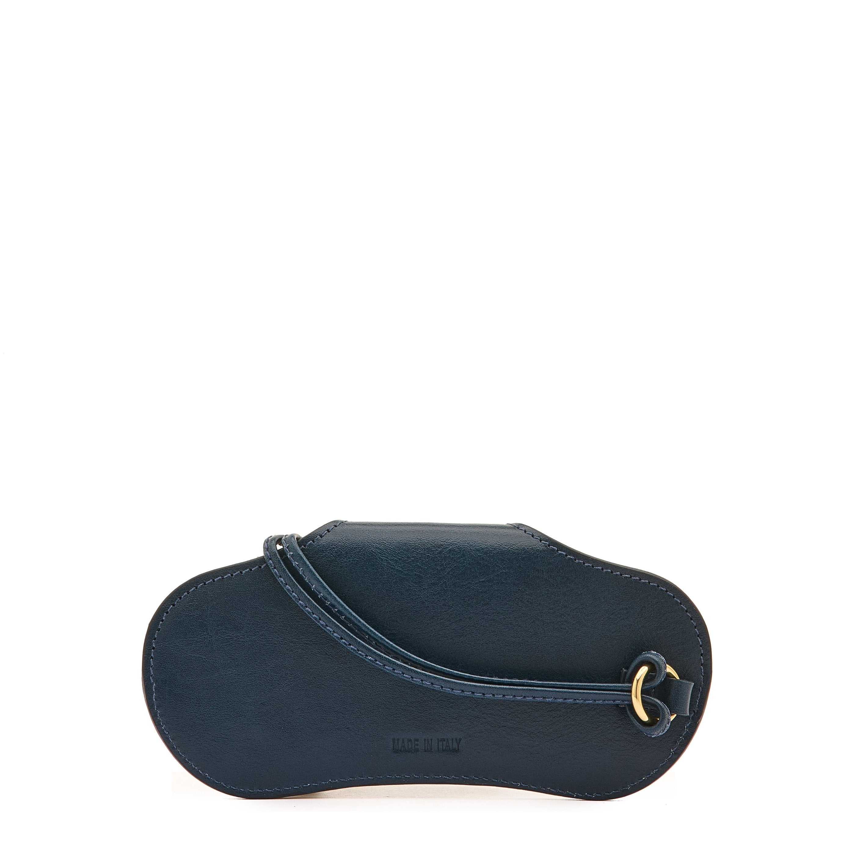 Il Bisonte Nina Brillenetui Vollleder Blau