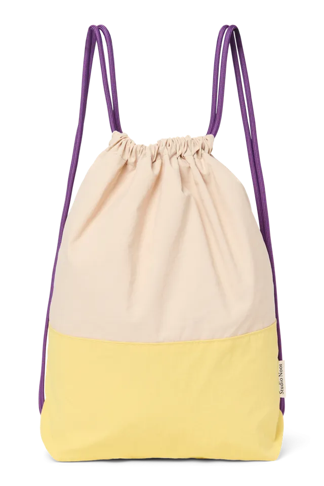 Studio Noos Patchwork Gym Bag Turnbeutel Butter Yellow