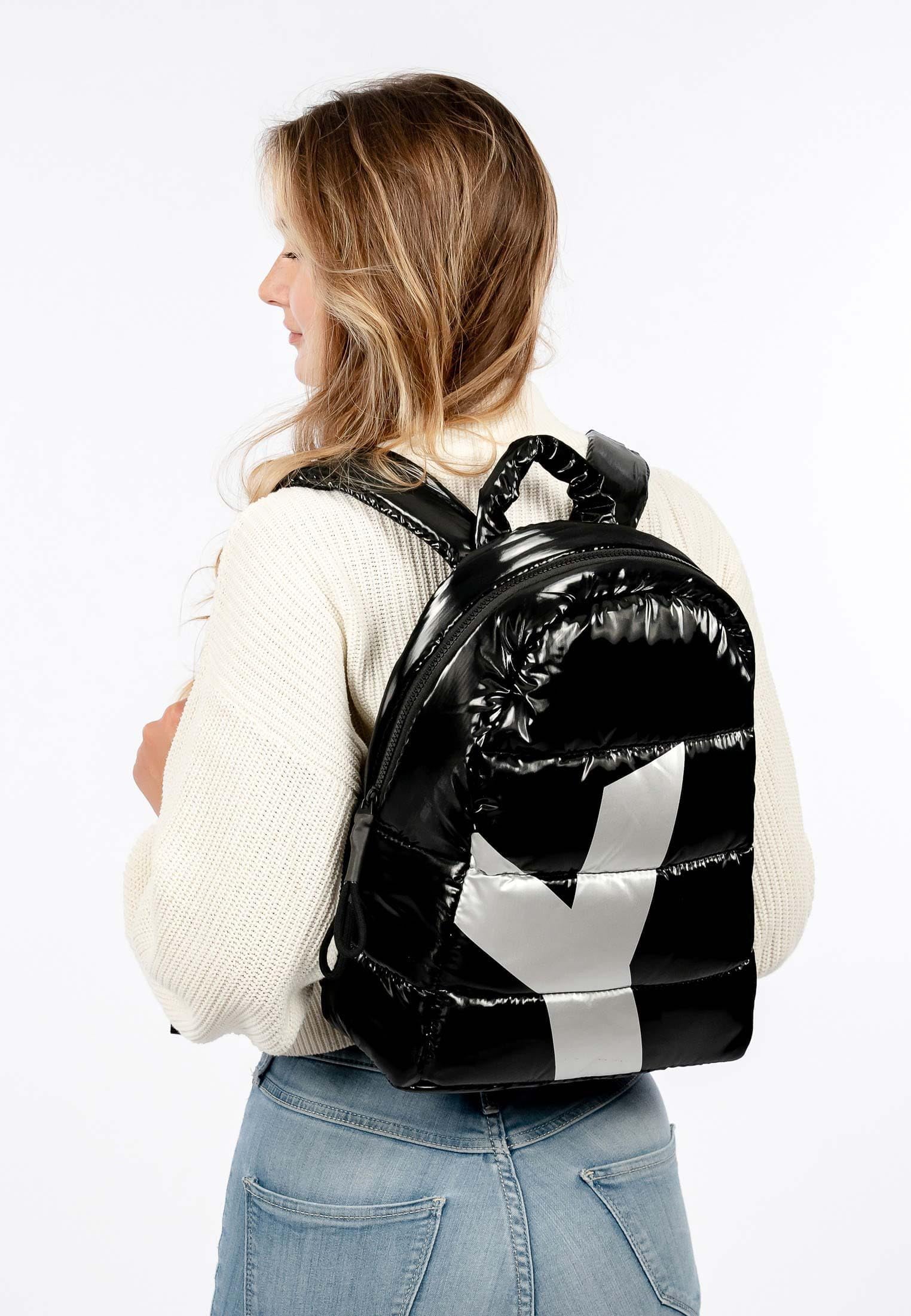 SURI FREY SFY Melany Backpack Rucksack Schwarz Metallic