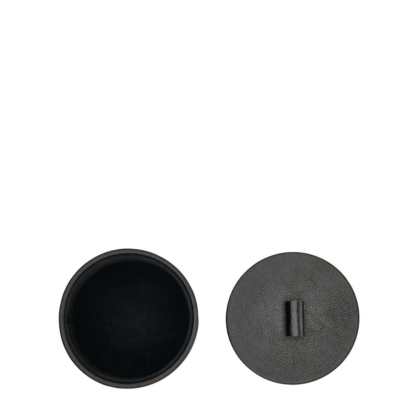 Il Bisonte Home Schmuckbox Leder schwarz mit Holz
