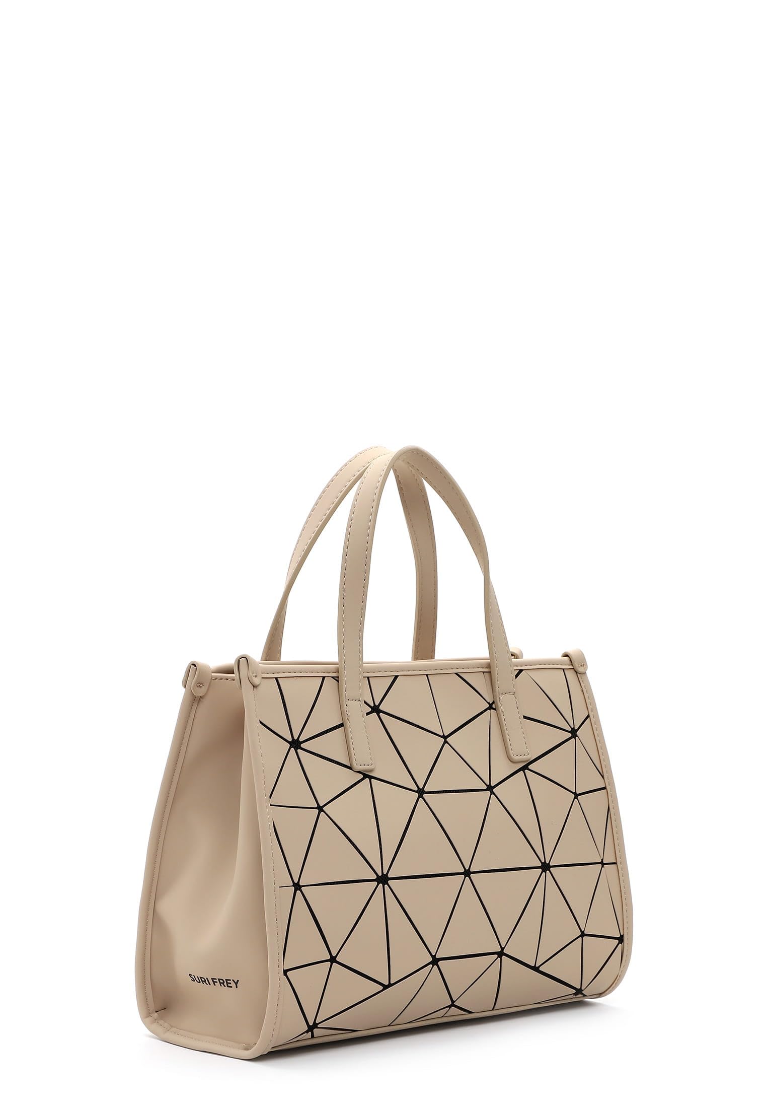 SURI FREY Jessy-Lu Cityshopper M Beige geometrisch
