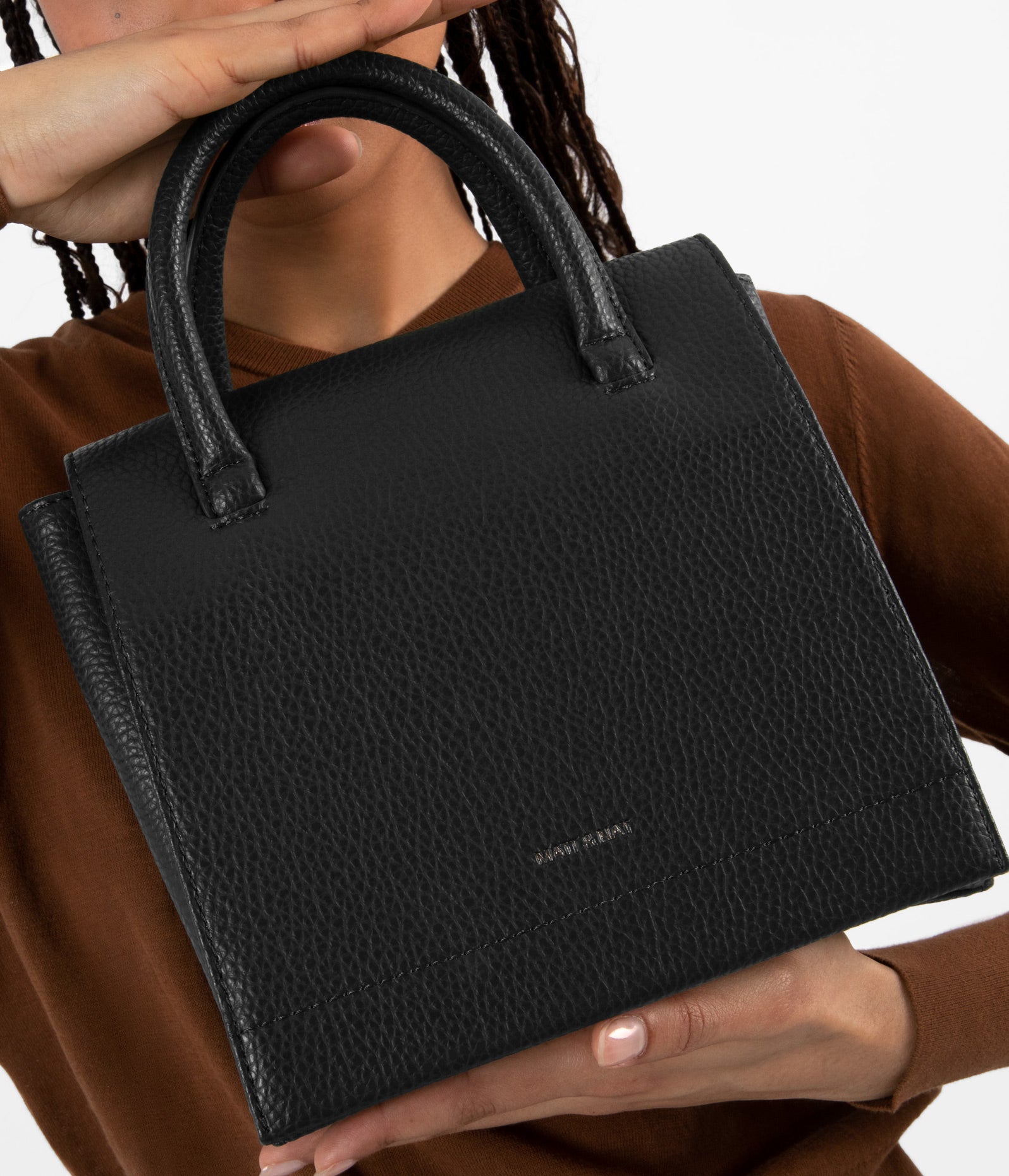 Matt & Nat Adelsm Purity Handtasche Schwarz klein