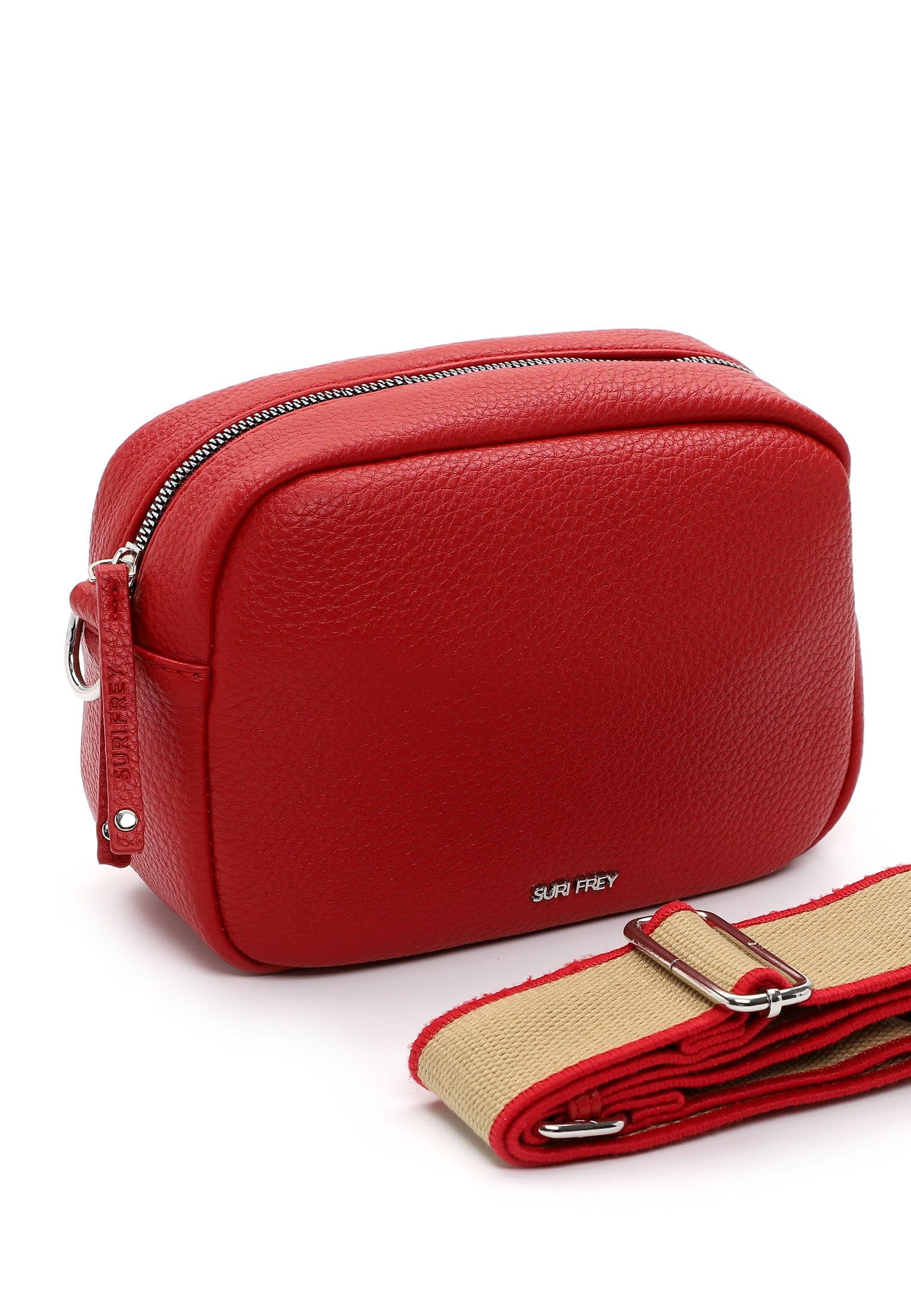 SURI FREY SFY Hanny Shoulderbag Umhängetasche Rot Zipper