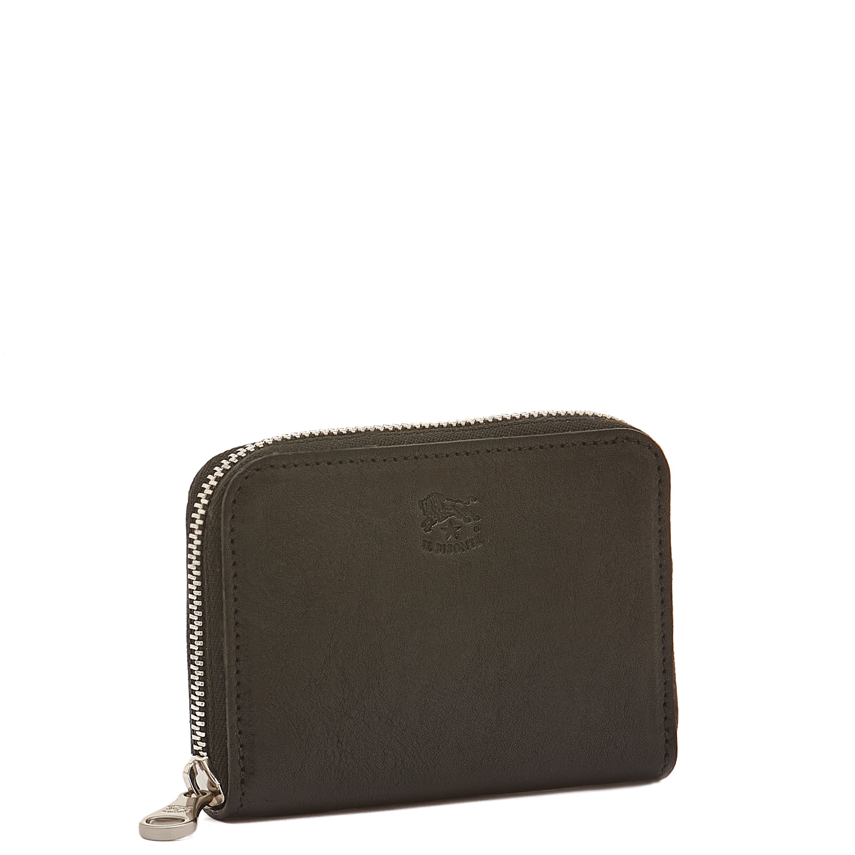 Il Bisonte Cestello Zip Portemonnaie Schwarz Herren
