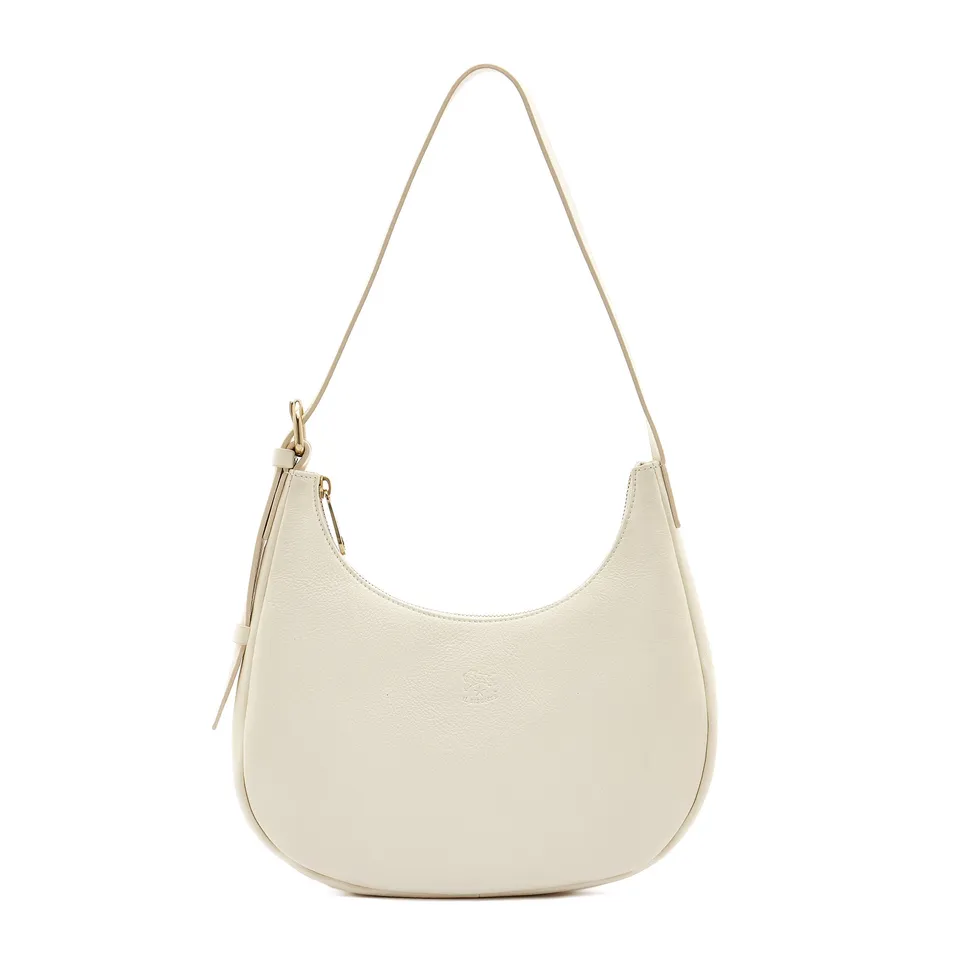 Il Bisonte Belcanto Schultertasche klein Vollleder Latte