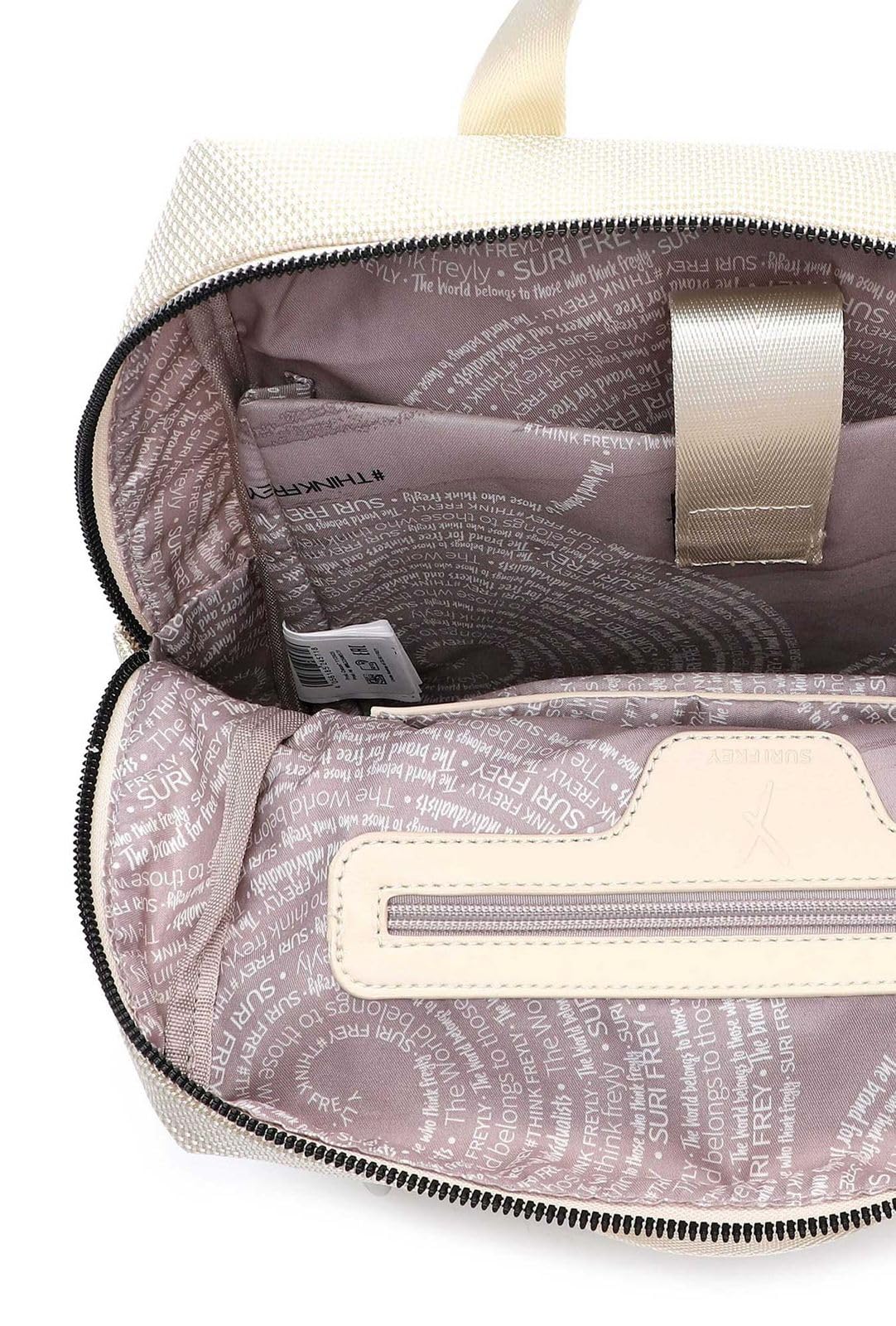SURI FREY Suri Sports Marry City Backpack M Rucksack Ecru mit Laptopfach