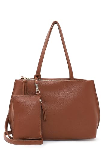 SURI FREY Orry Hobo Bag Umhängetasche Darkcognac A4