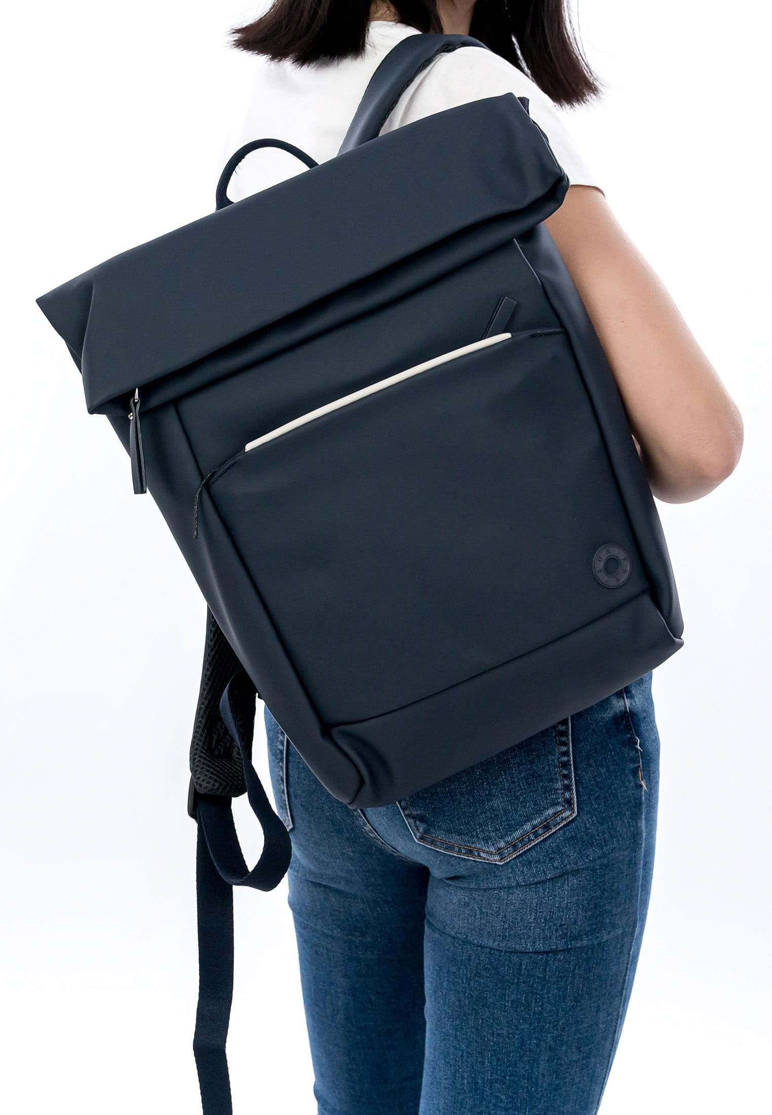 SURI FREY Besty City Rucksack L Blau Laptop