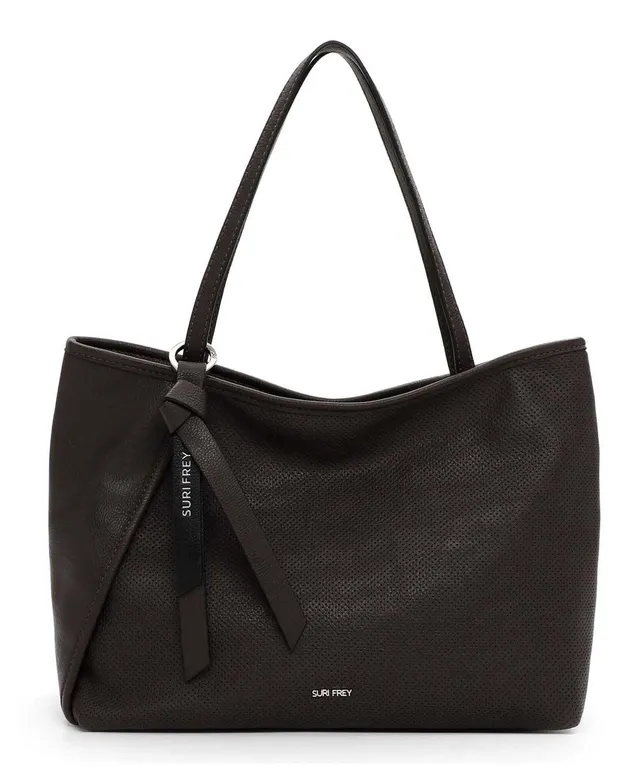 SURI FREY SFY Macy Cityshopper M Shopper Braun Perforation