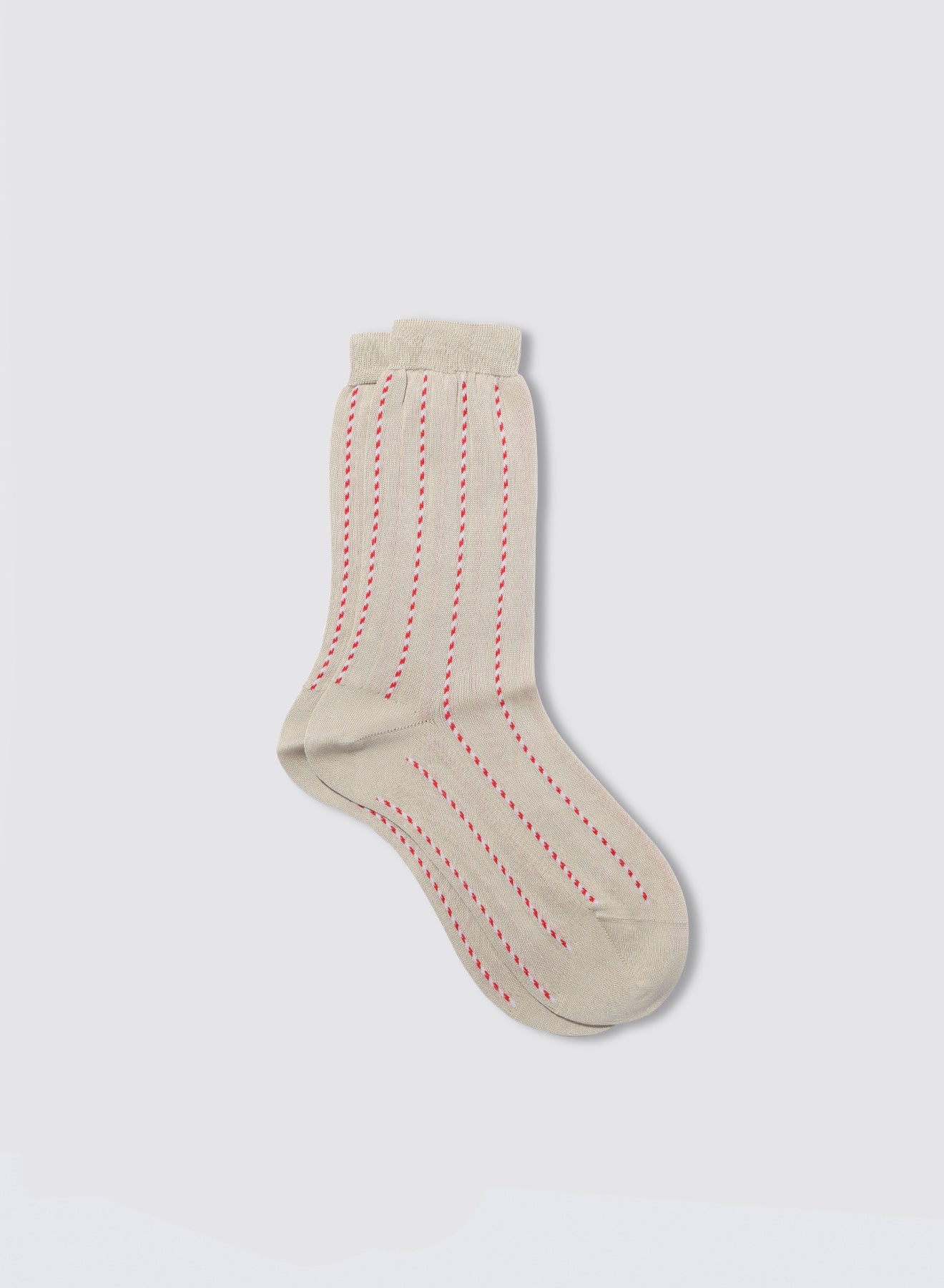 Maria la Rosa WD034RI1864 Socken Natural Baumwolle Ringel