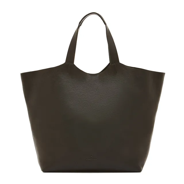 Il Bisonte Le Laudi Shopper Handtasche Schwarz Vollleder