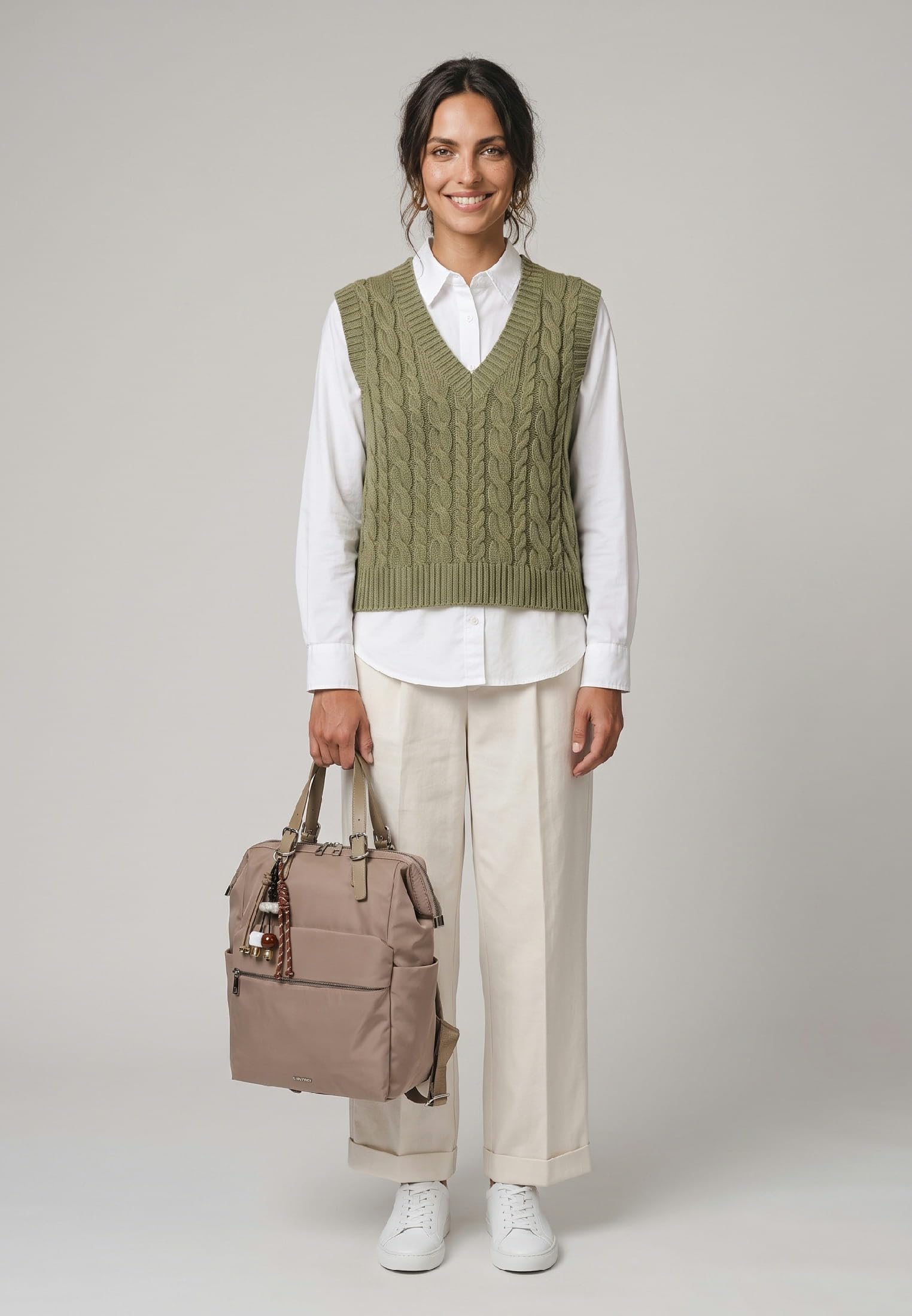 SURI FREY SFY Sandey 17346 Rucksack taupe Laptopfach uni