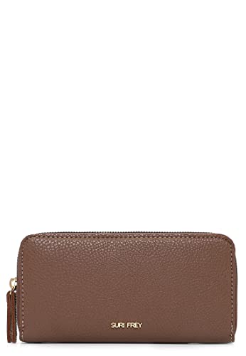 SURI FREY Ketty Zip Around Geldbörse Darktaupe