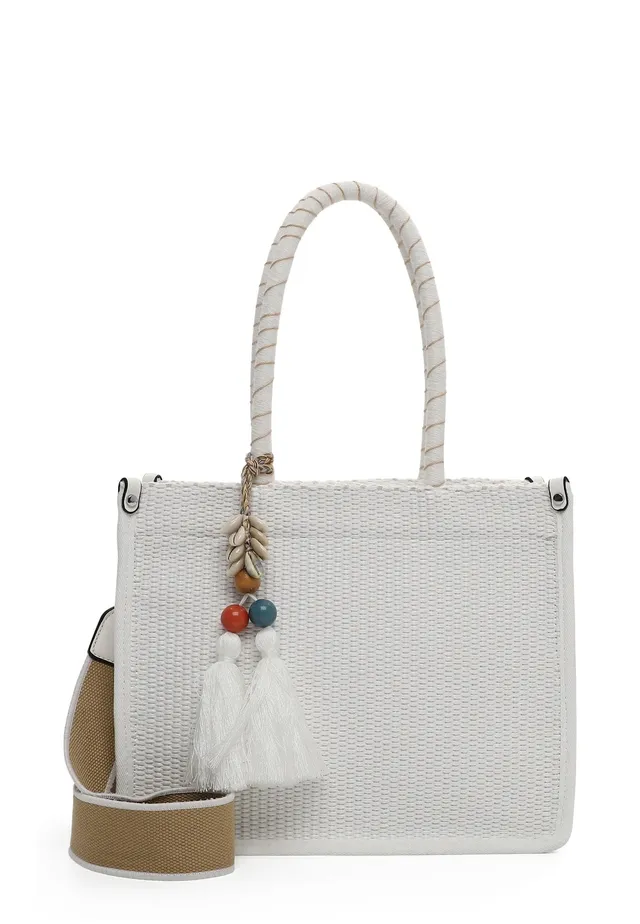 SURI FREY Kirsty Cityshopper M Schultertasche White Bast
