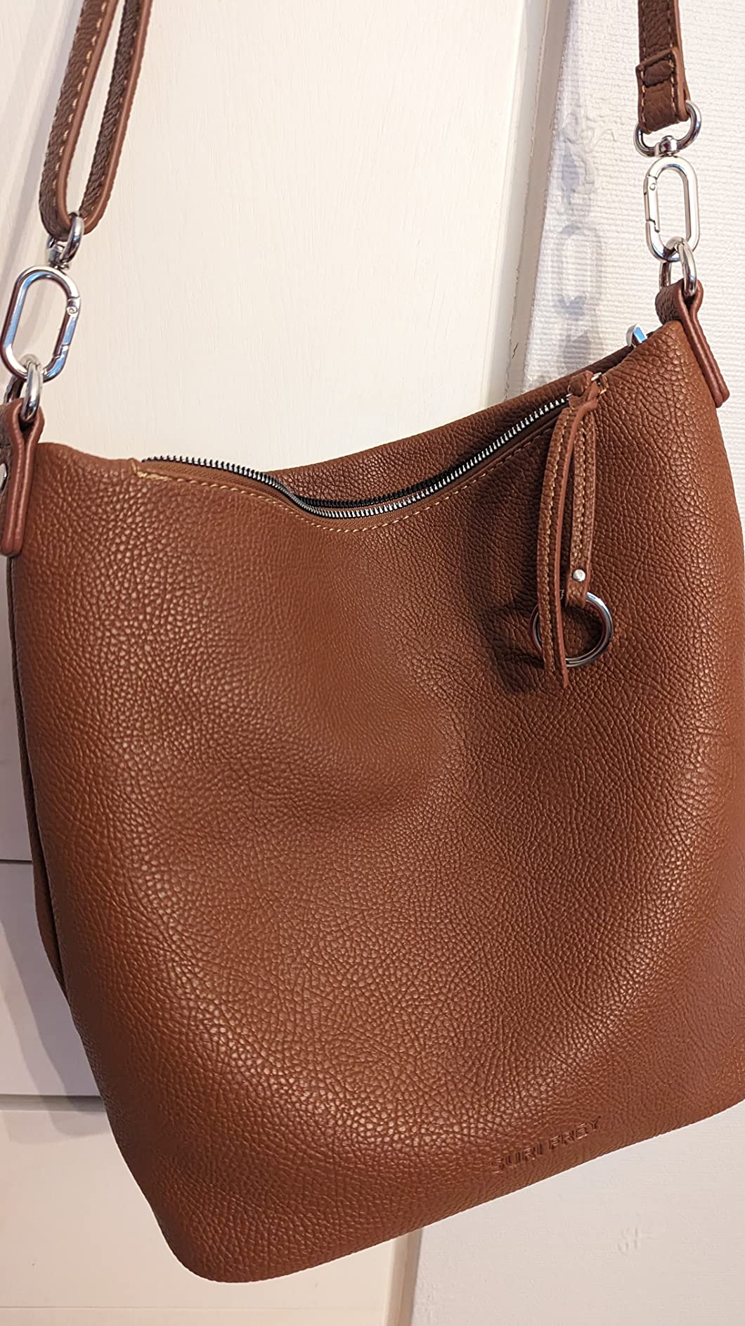 SURI FREY Debby 13603 Beutel Creme Leder-optik