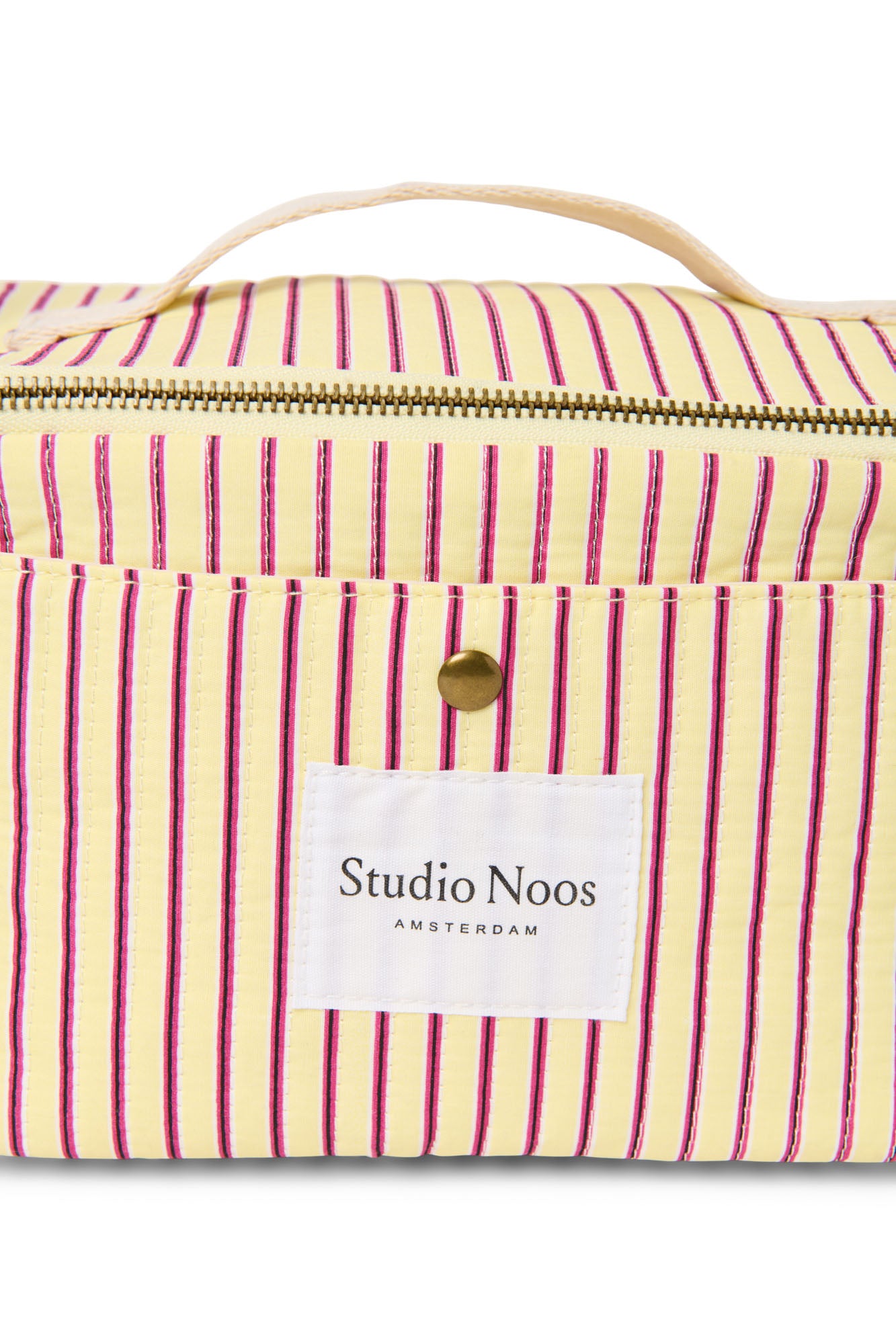Studio Noos Poplin Kühltasche Butter Yellow gestreift