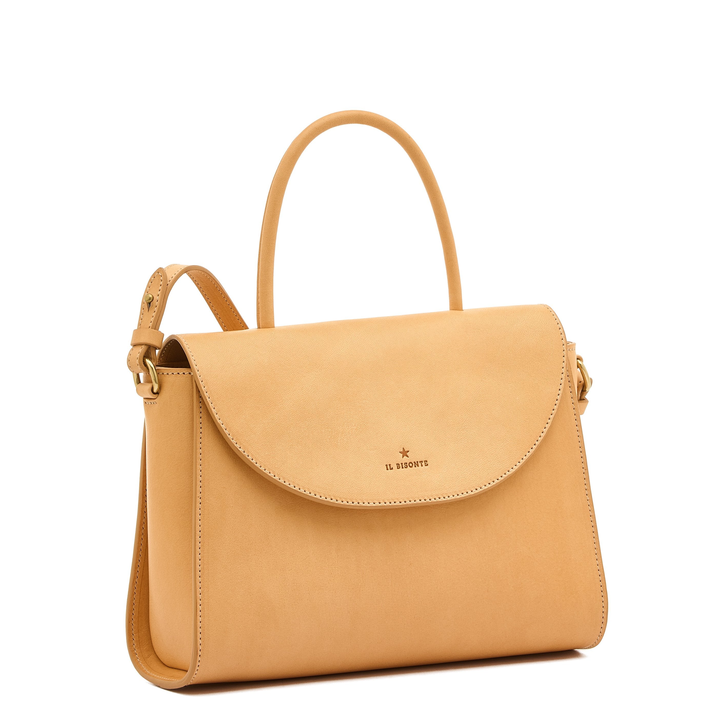 Il Bisonte 1978 Handtasche Damenleder natur