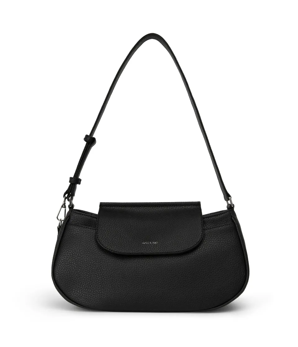 Matt & Nat Piper Purity Schultertasche Schwarz vegan
