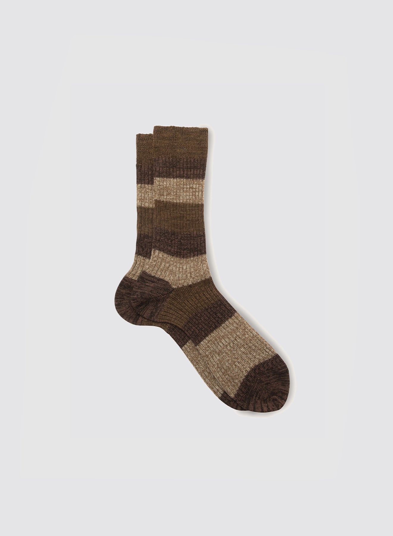 Maria la Rosa WDA17GI0146 Socken Orange Wollstreifen