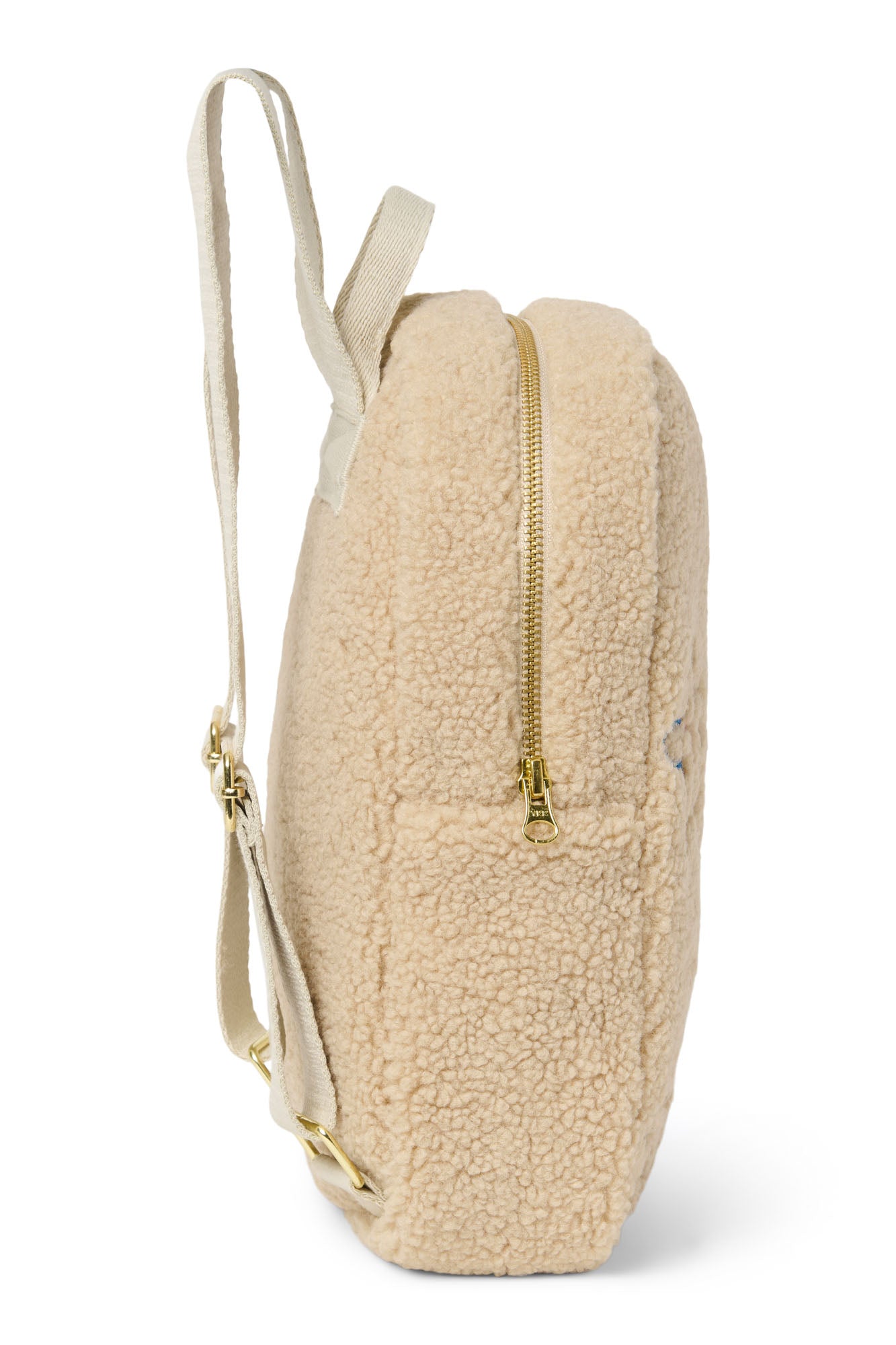 Studio Noos Teddy Mini-Rucksack Ecru Flower Heart