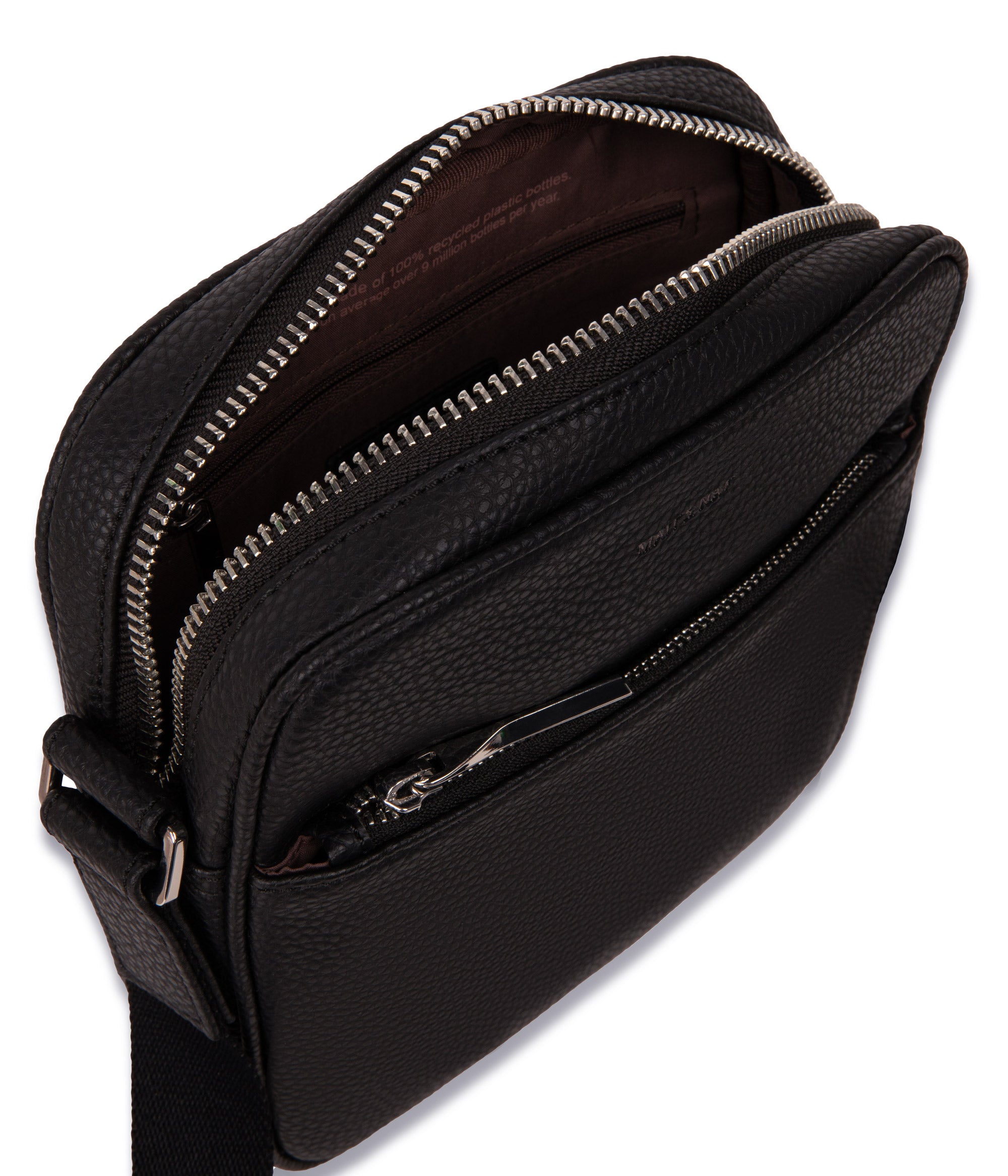 Matt & Nat Coen Mini Purity Crossbody schwarz Reßverschluss