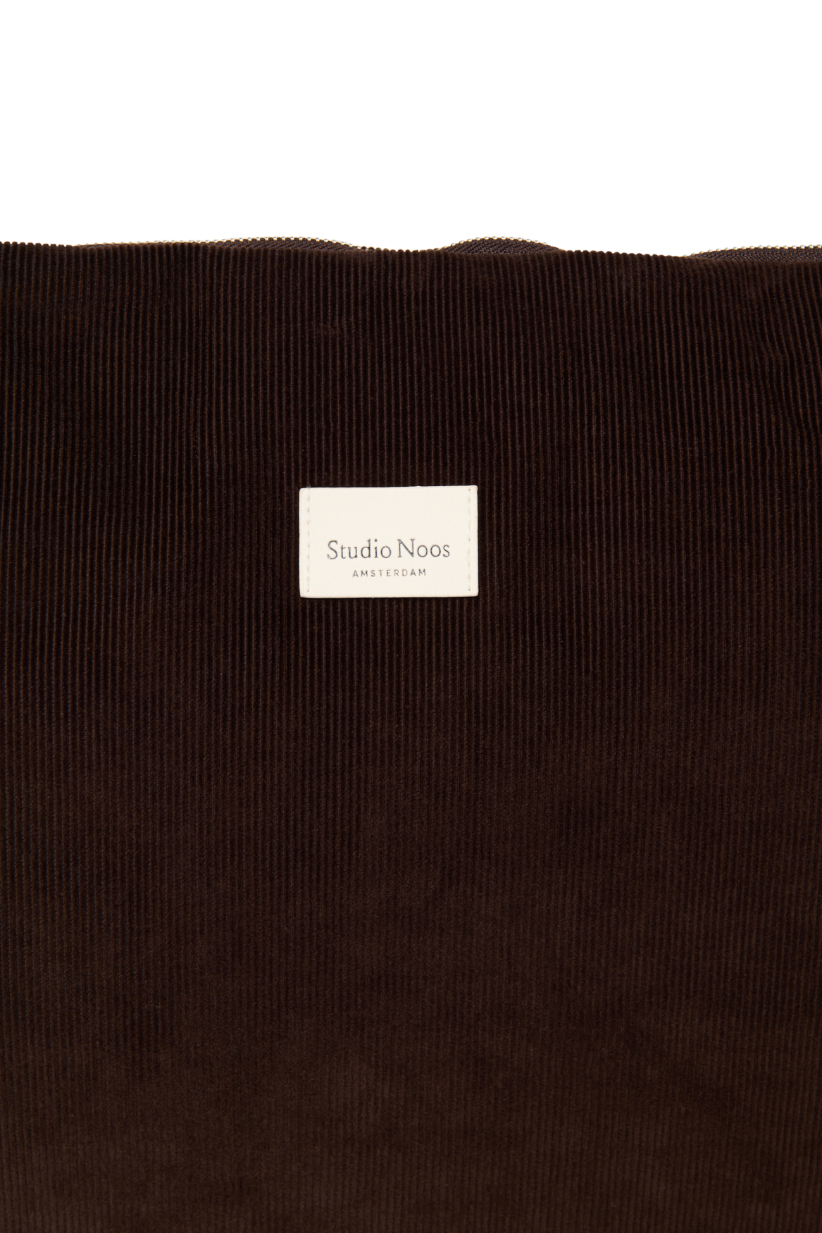 Studio Noos Rib Puffy Wickeltasche Dark Brown gerippt
