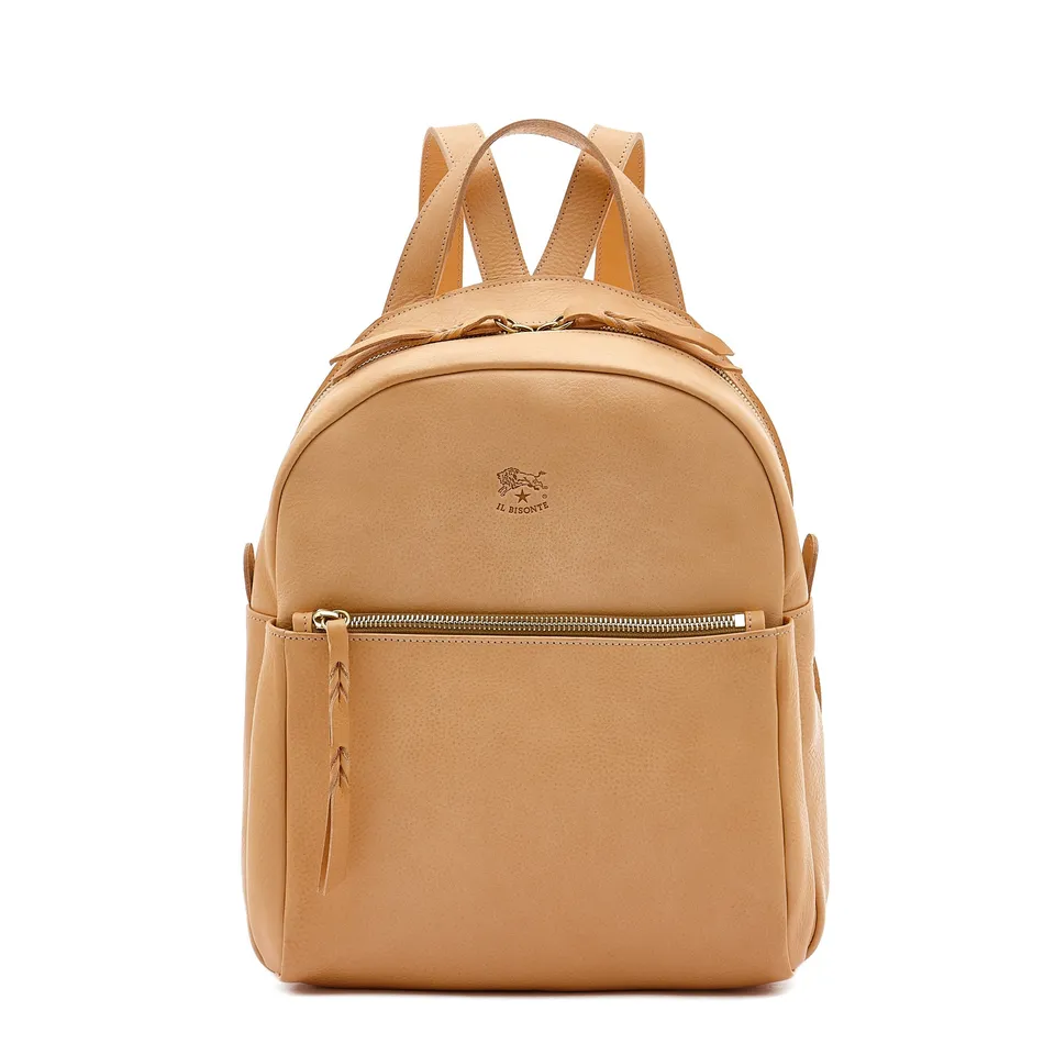 Il Bisonte Lungarno Lederrucksack Natur