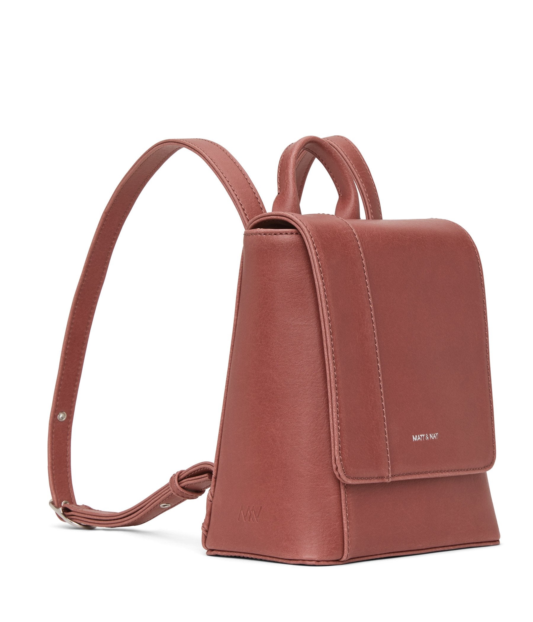 Matt & Nat Deely Mini-Rucksack Vintage schwarz vegan