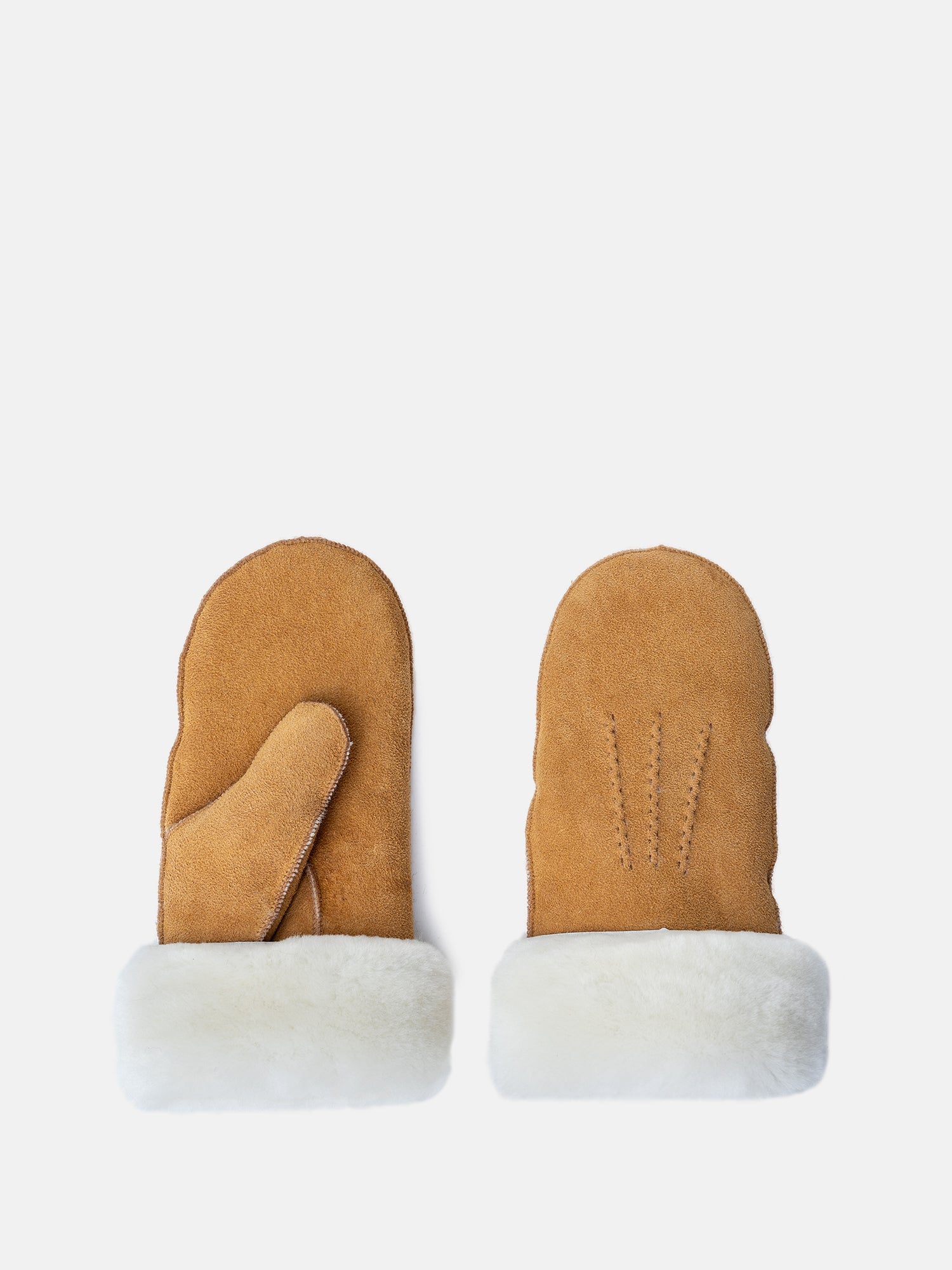 RE:DESIGNED Kasa 6515 Fäustlinge Camel Vollleder