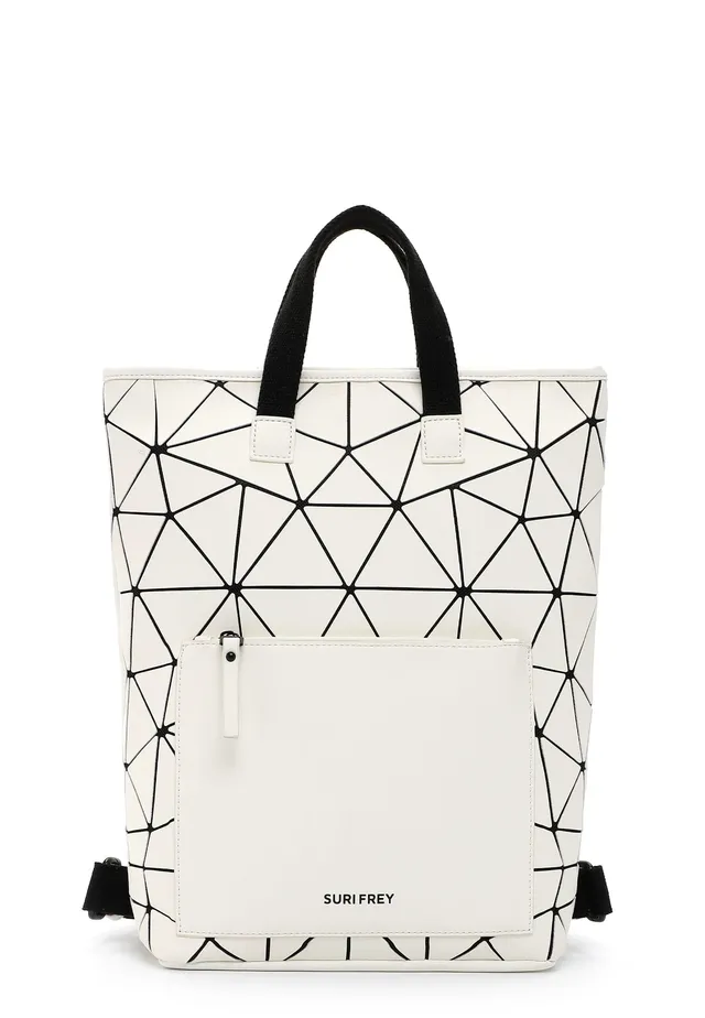 SURI FREY Jessy-Lu Rucksack Creme 3D mit Laptopfach