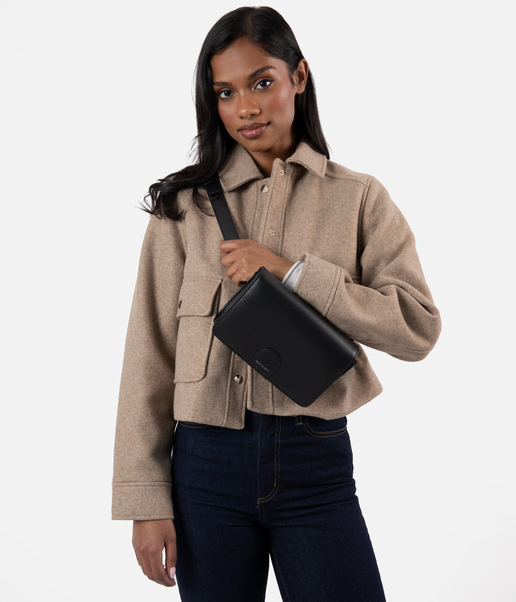 Matt & Nat Arbor Nino Bauchtasche Schwarz vegan