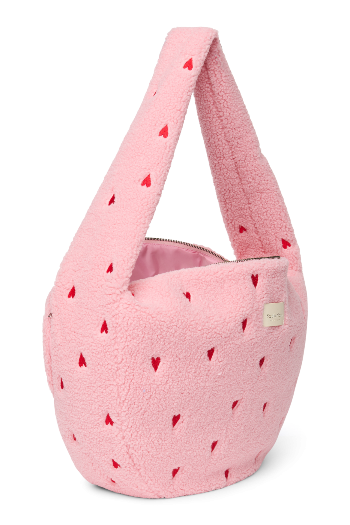Studio Noos Teddy Cross Body Bag Umhängetasche Hellrosa Hearts