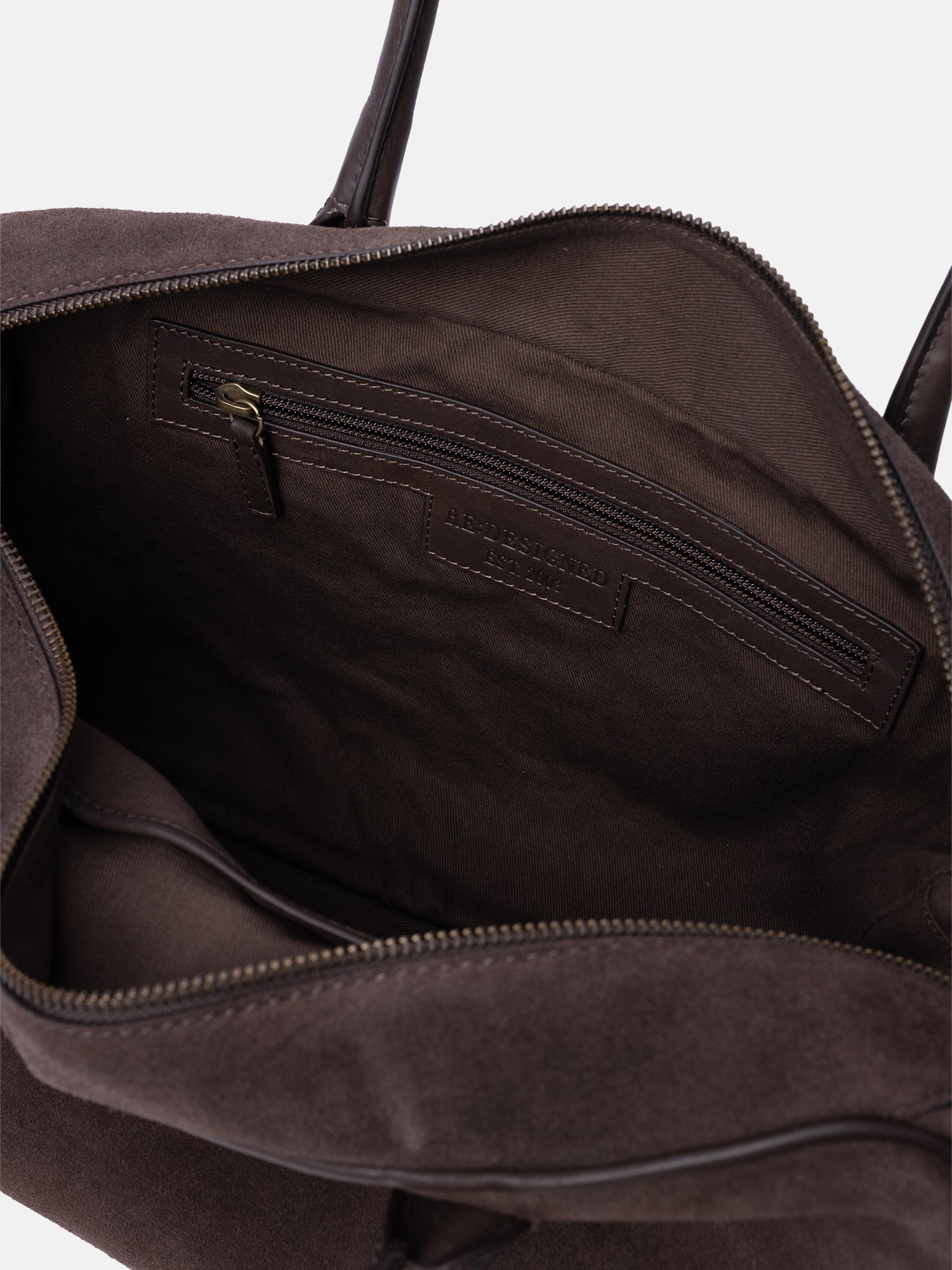 RE:DESIGNED Solin Big Handtasche Brown Vollleder