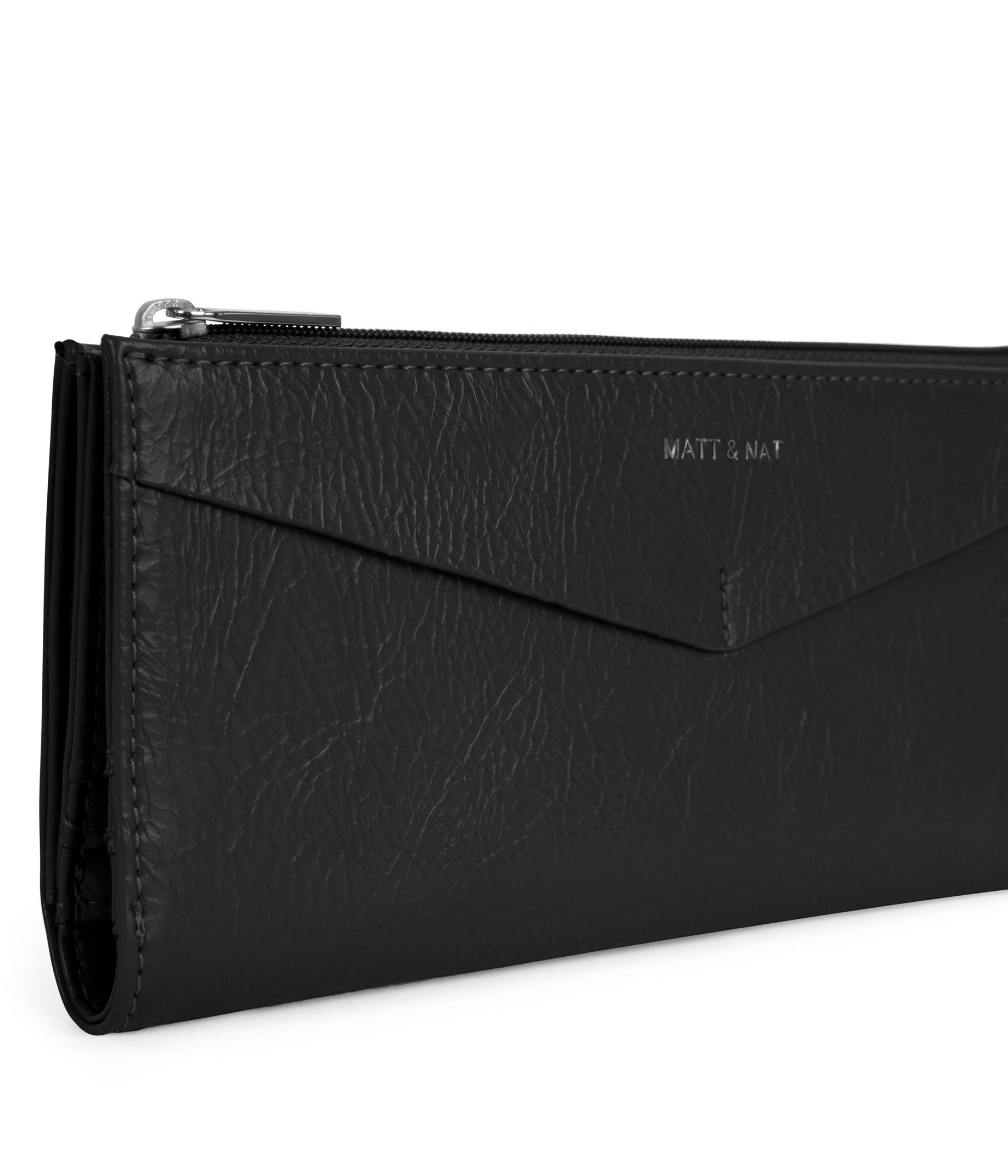 Matt & Nat Theme Rome Bifold Schwarz Kartenfächer