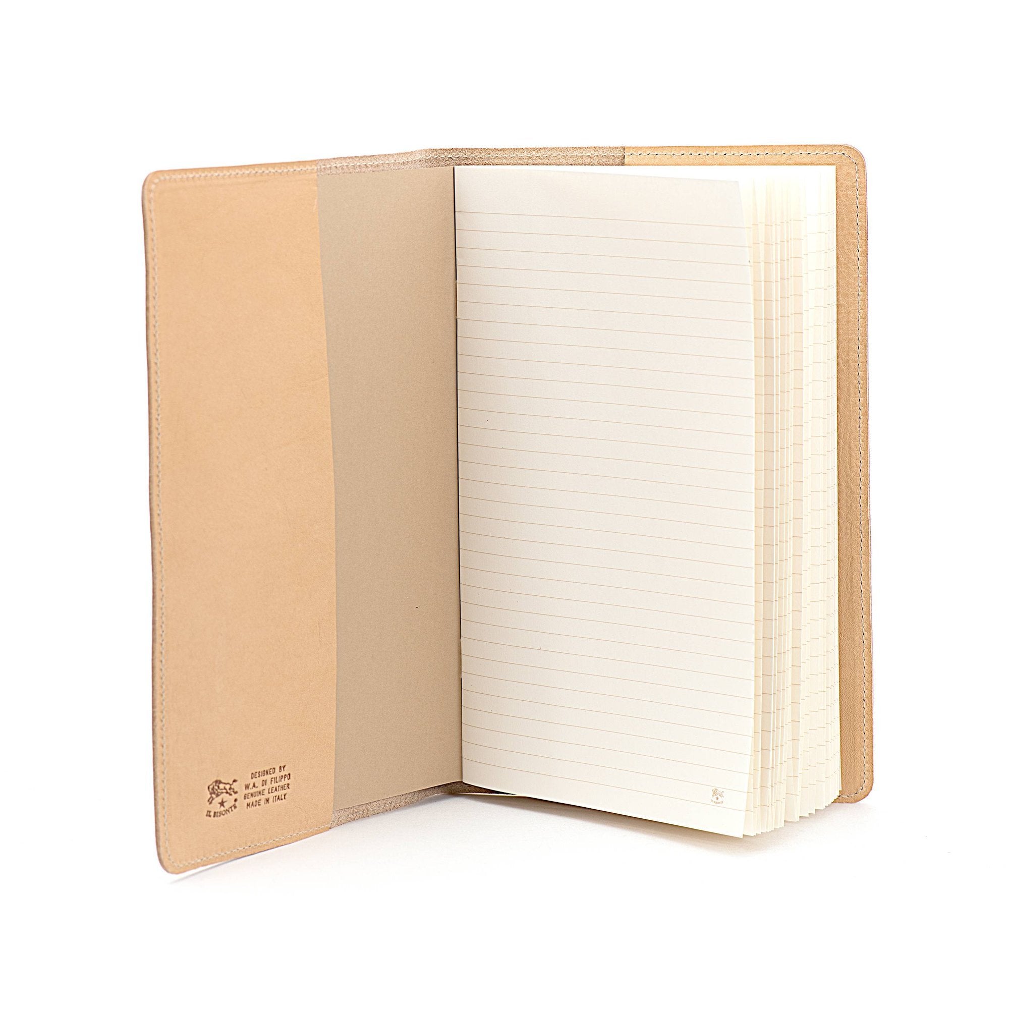 Il Bisonte Taccuino Notizbuch natur Vollleder