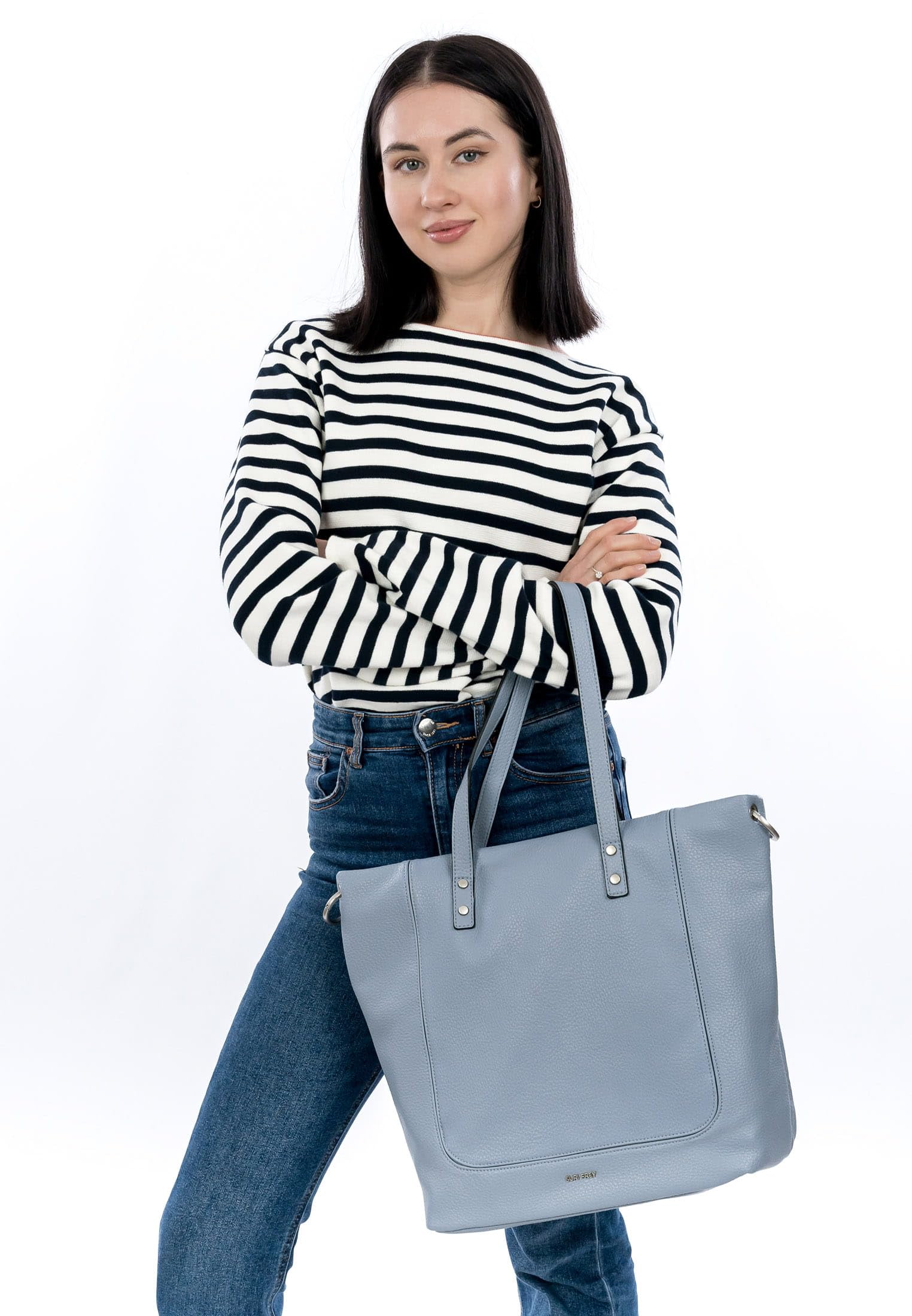 SURI FREY Kimberly Cityshopper Shopper Crystal Blue